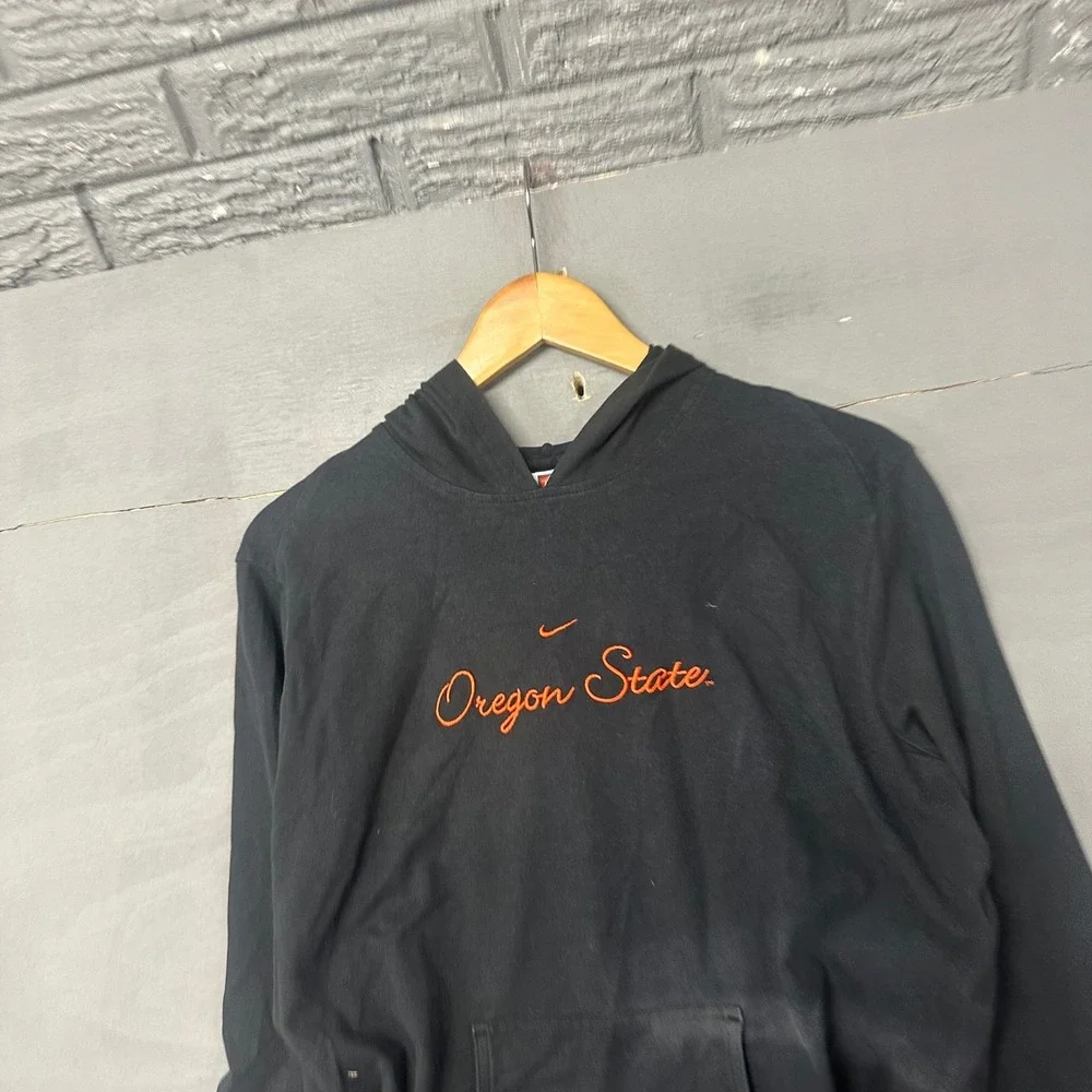 Nike Team Oregon‎ State Beavers Hooded Long Sleeve T-Shirt Black Youth XL 16-18