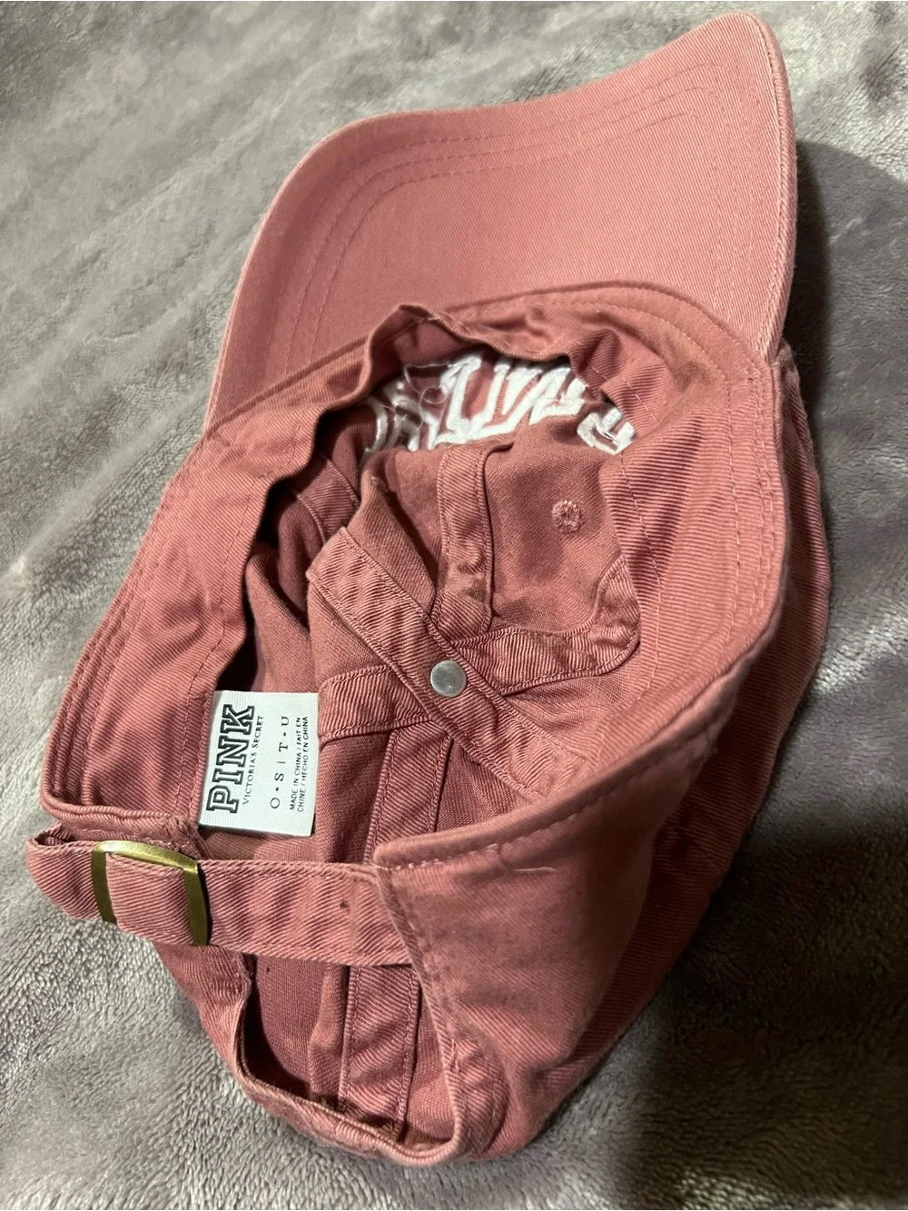 PINK Victorias Secret style curved logo