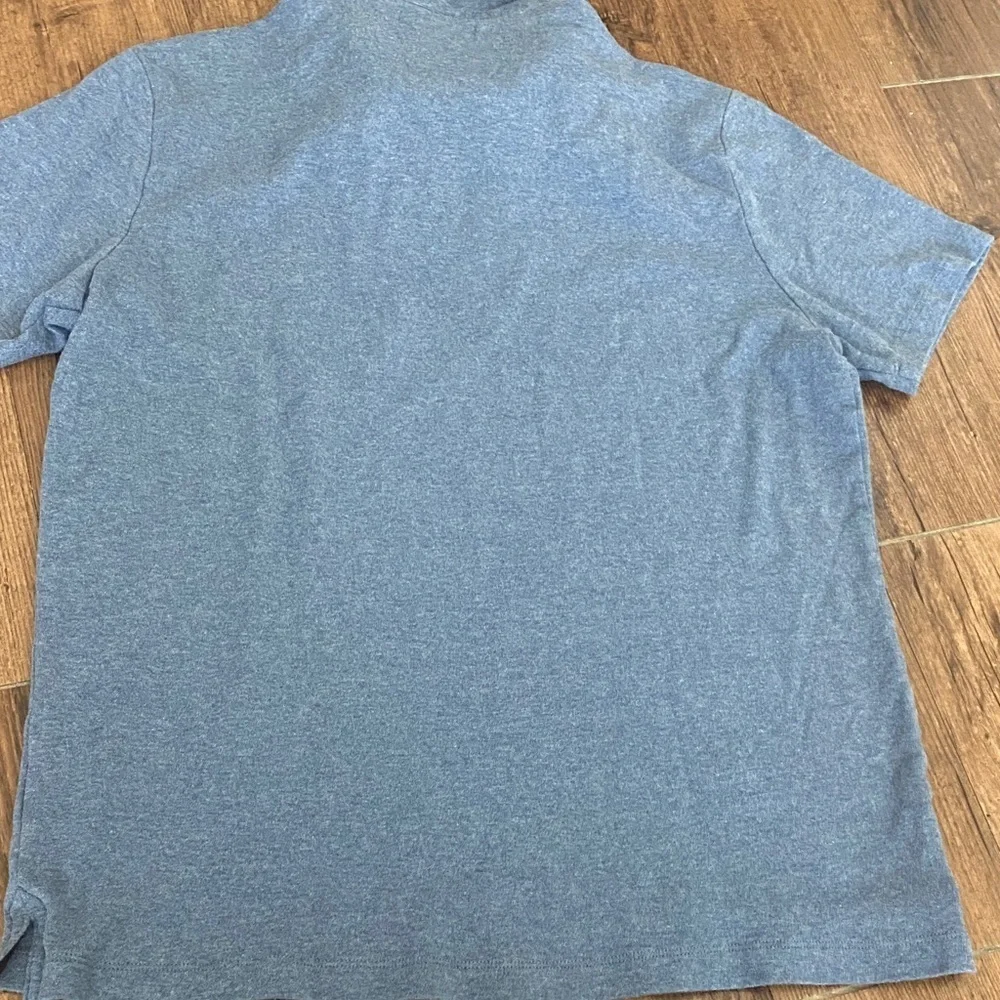 Banana Republic Heather Blue Polo Shirt