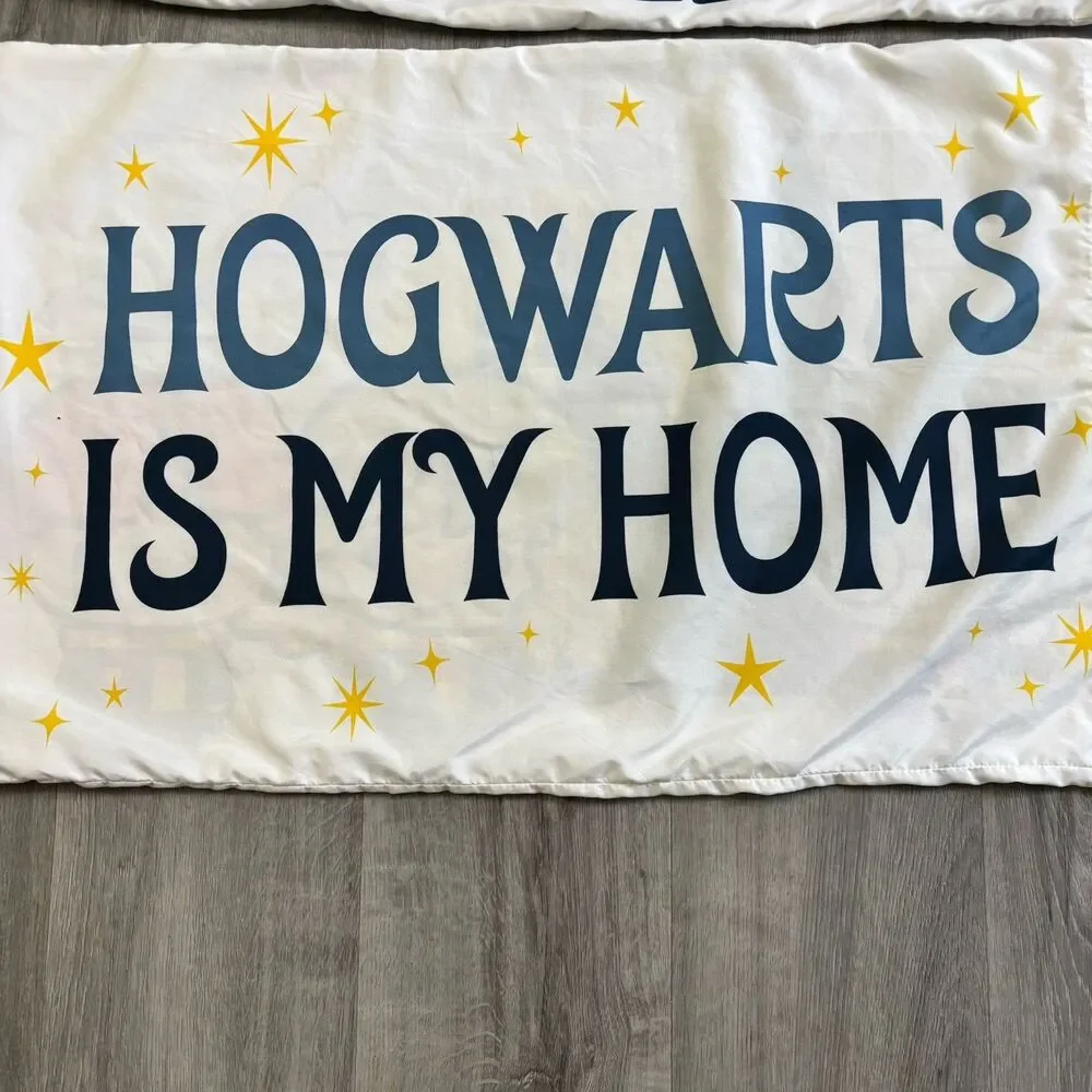 Harry Potter Pillow Cases Hogworts Is My Home Lot of 2 Standard Size 30