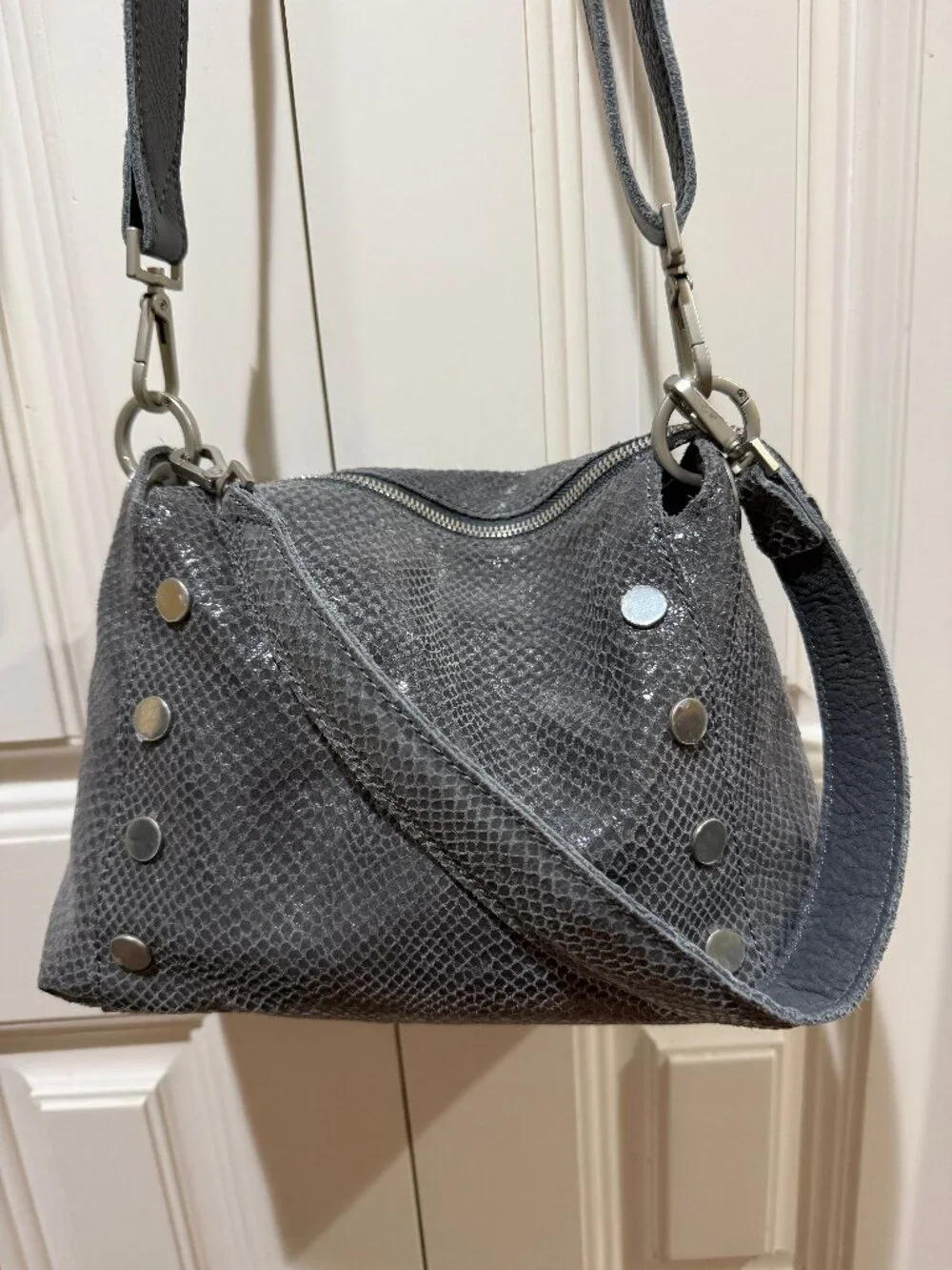 Hammitt Bryant Medium Skyline Snake Shoulder/ Crossbody Bag