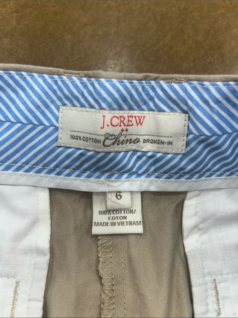 J. Crew classic chino