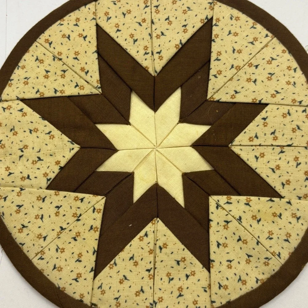 Handmade quilted pot