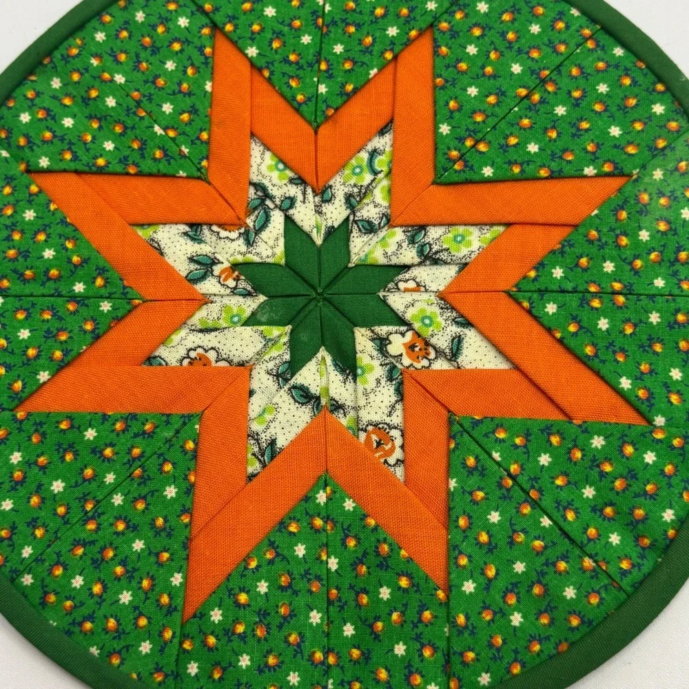 Handmade quilted pot