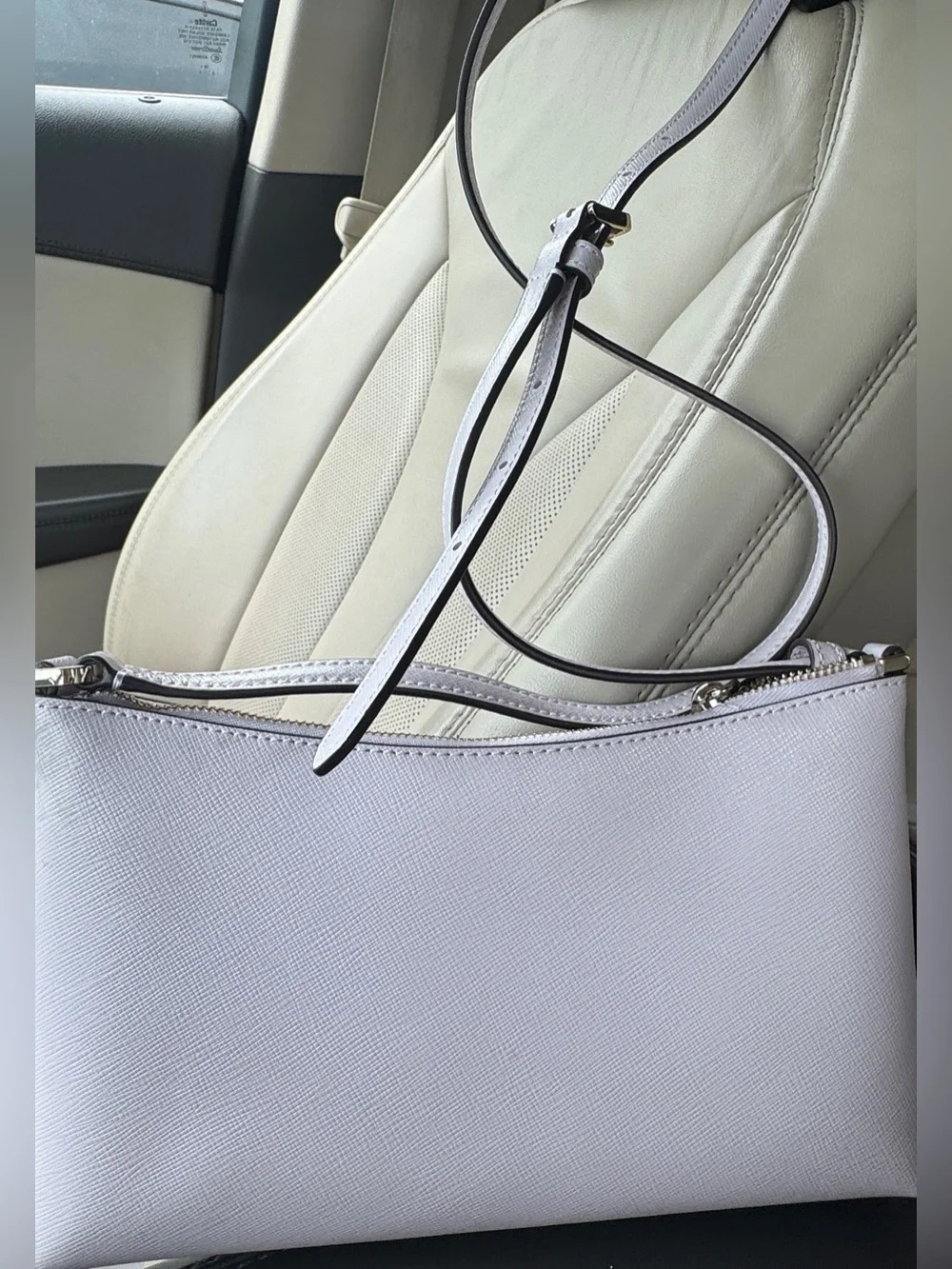 Kate Spade Sadie Saffiano Leather Lilac/Lavender Tassel Shoulder Bag - NWT!