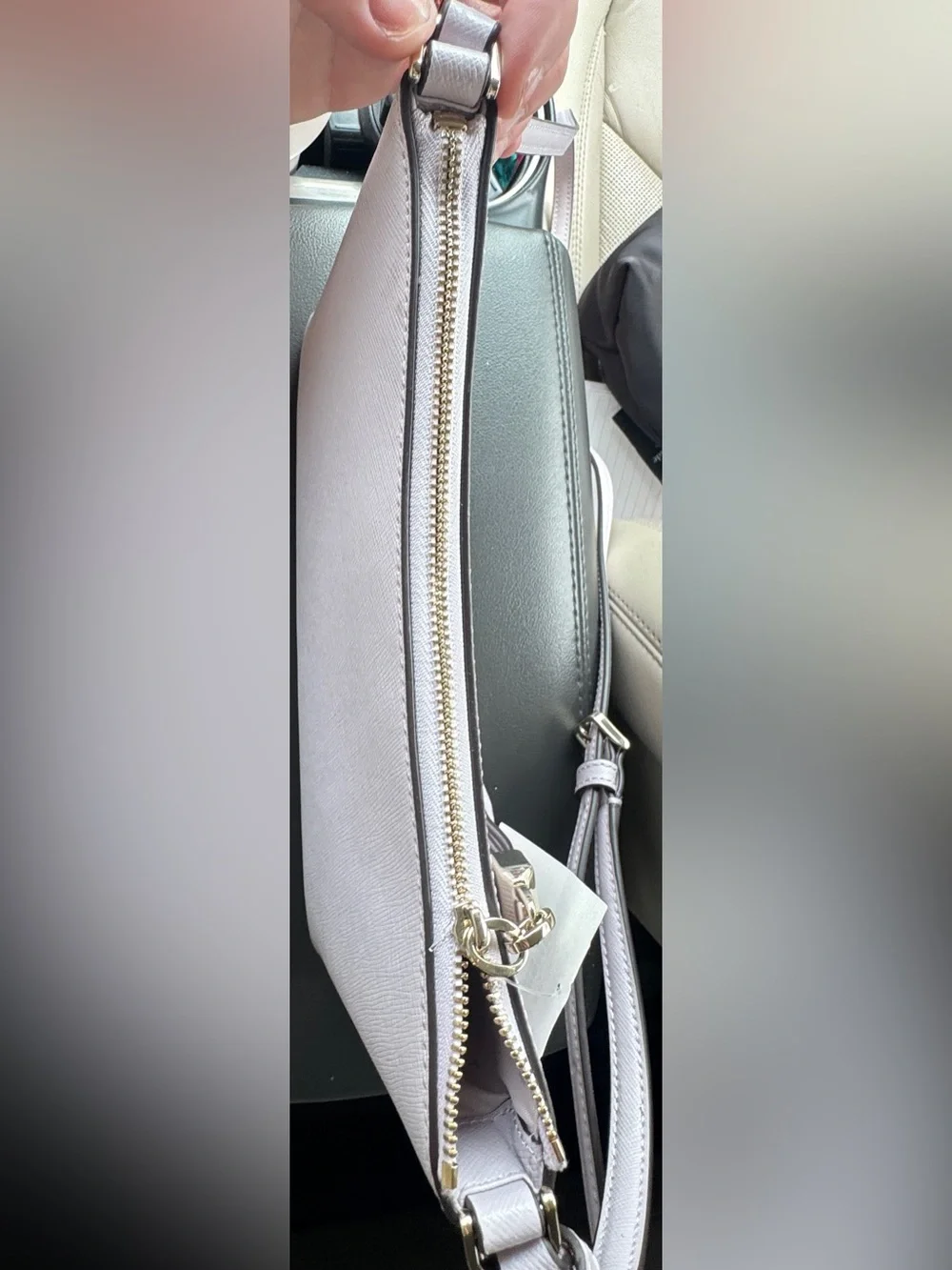 Kate Spade Sadie Saffiano Leather Lilac/Lavender Tassel Shoulder Bag - NWT!