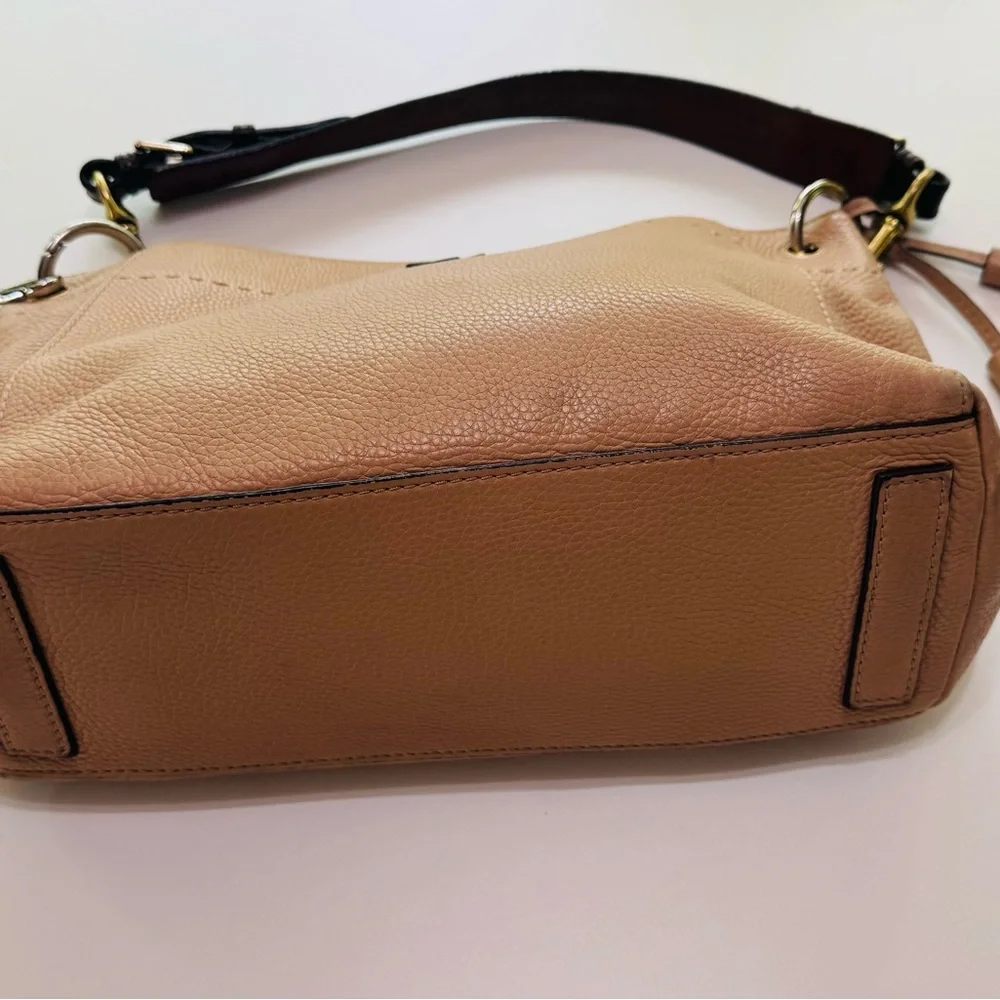 TORY BURCH SHOULDER BAG PEBBLE LEATHER