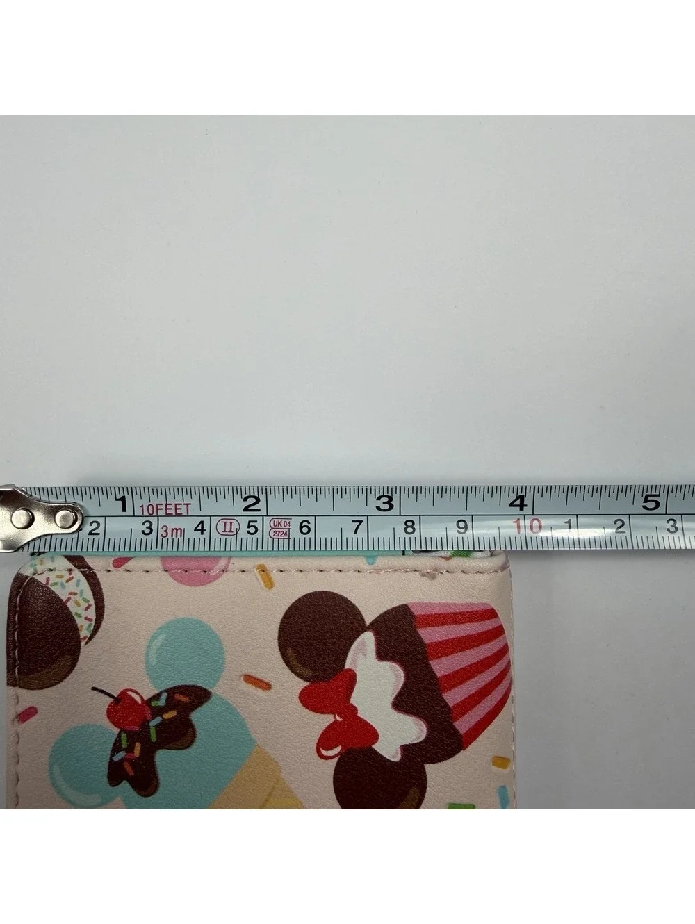 Loungefly Disney Sweet Treats Mickey Minnie Ice Cream Zip Around Wallet