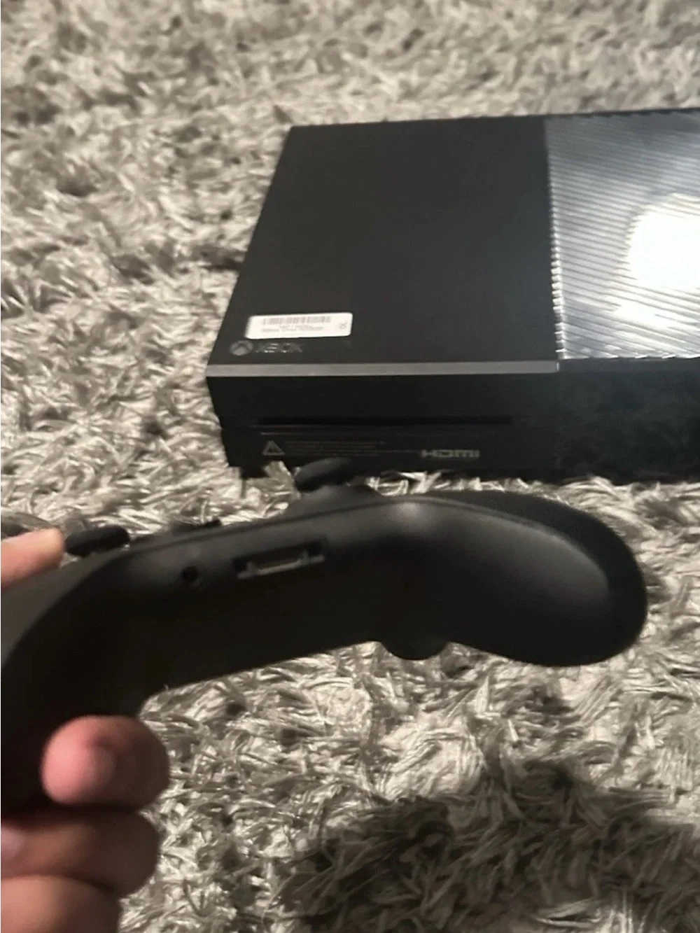 N/A black console