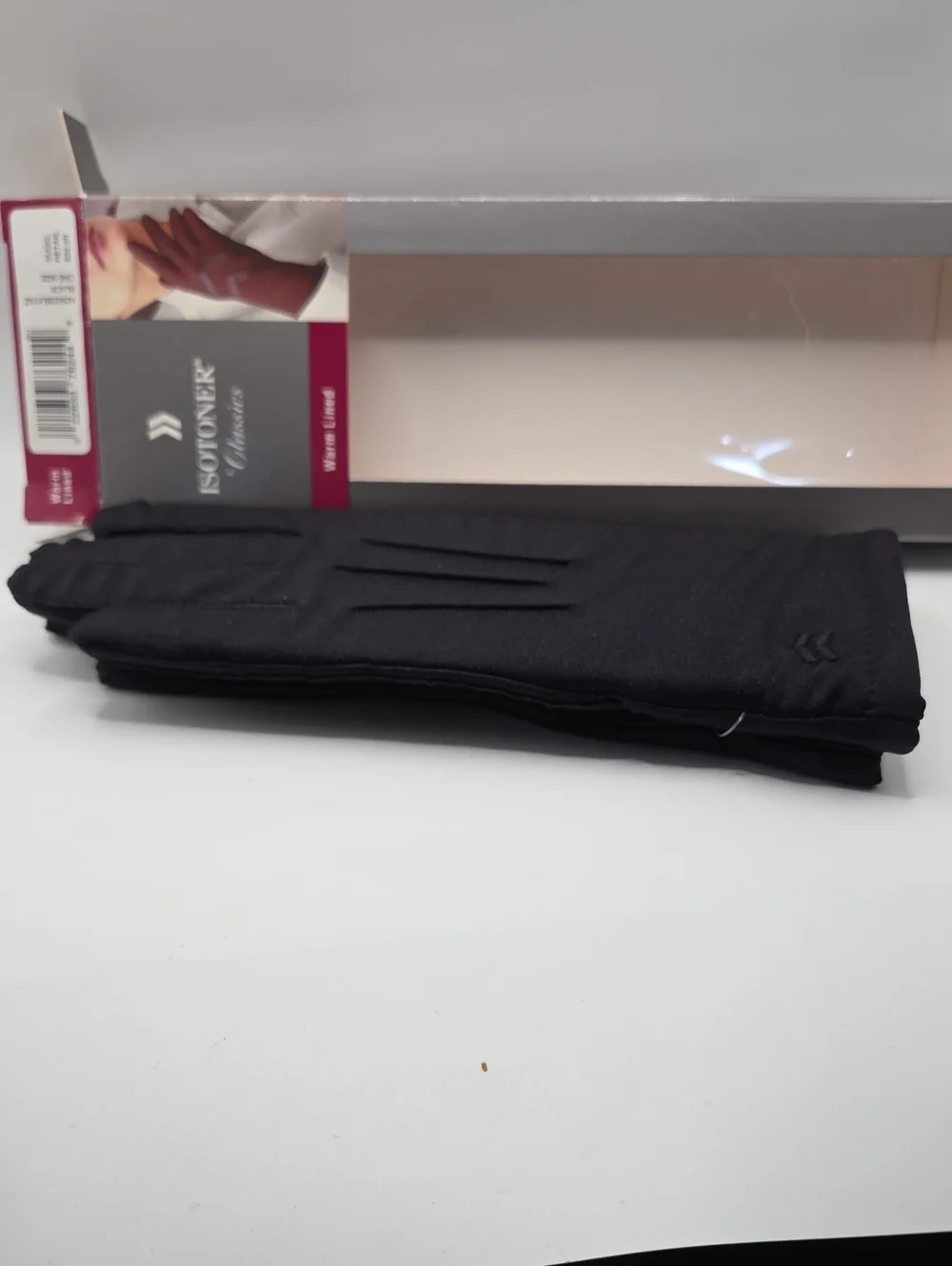 isotoner Women's Black Classic Dress Gloves. NWT