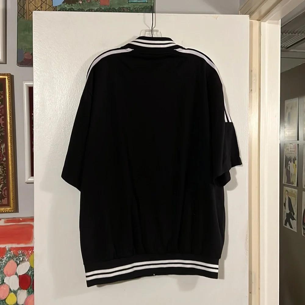 Tank black/white jacket and pants outfit