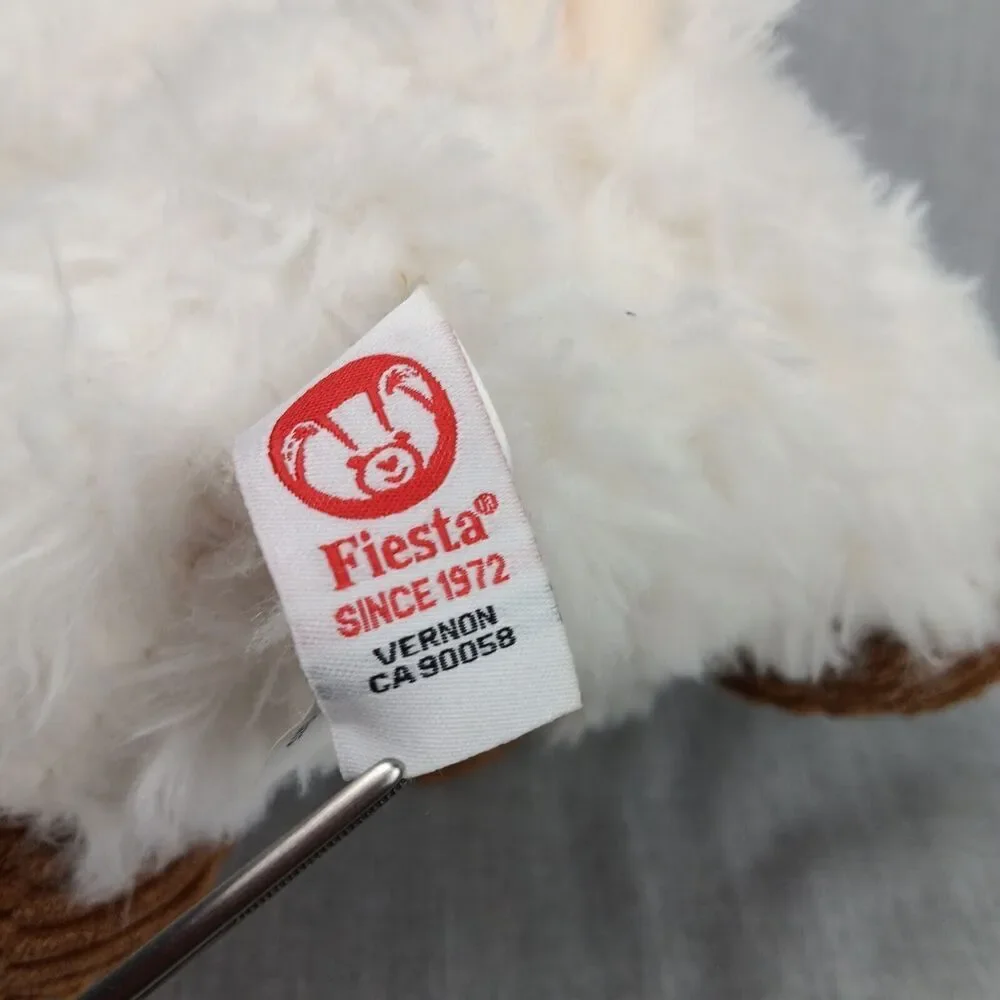 Fiesta Sitting Lamb  Plush Scruffy Jesus Loves Me on Foot Soft Stuffed Animal