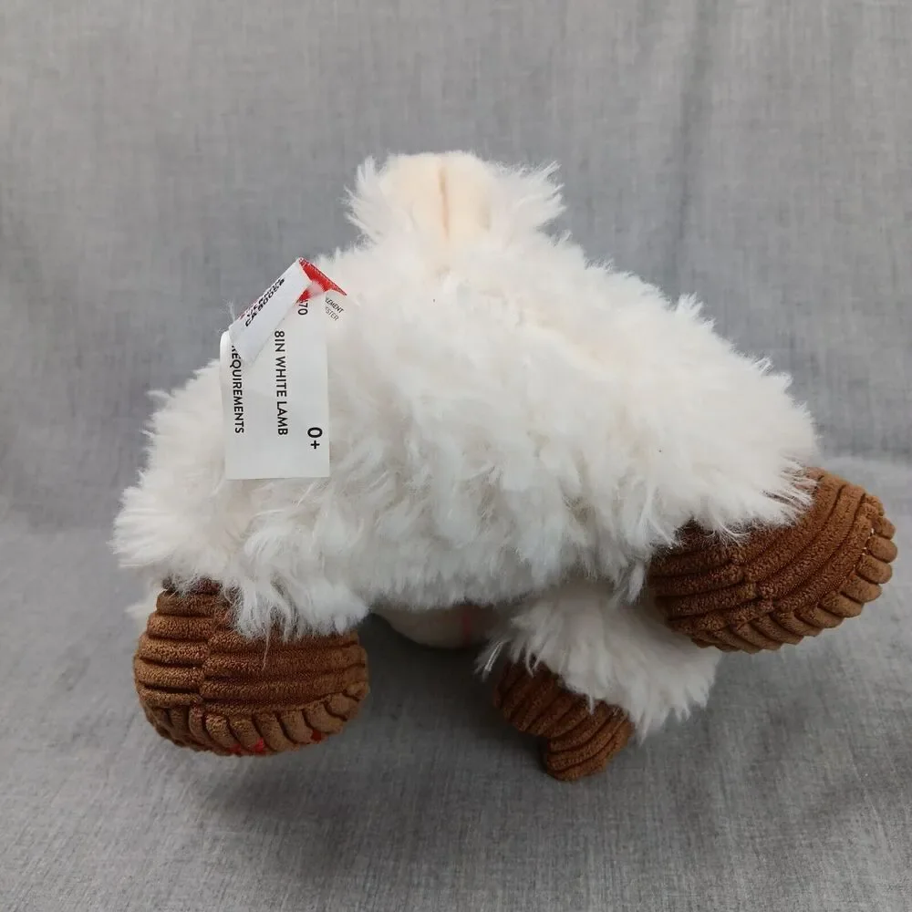 Fiesta Sitting Lamb  Plush Scruffy Jesus Loves Me on Foot Soft Stuffed Animal