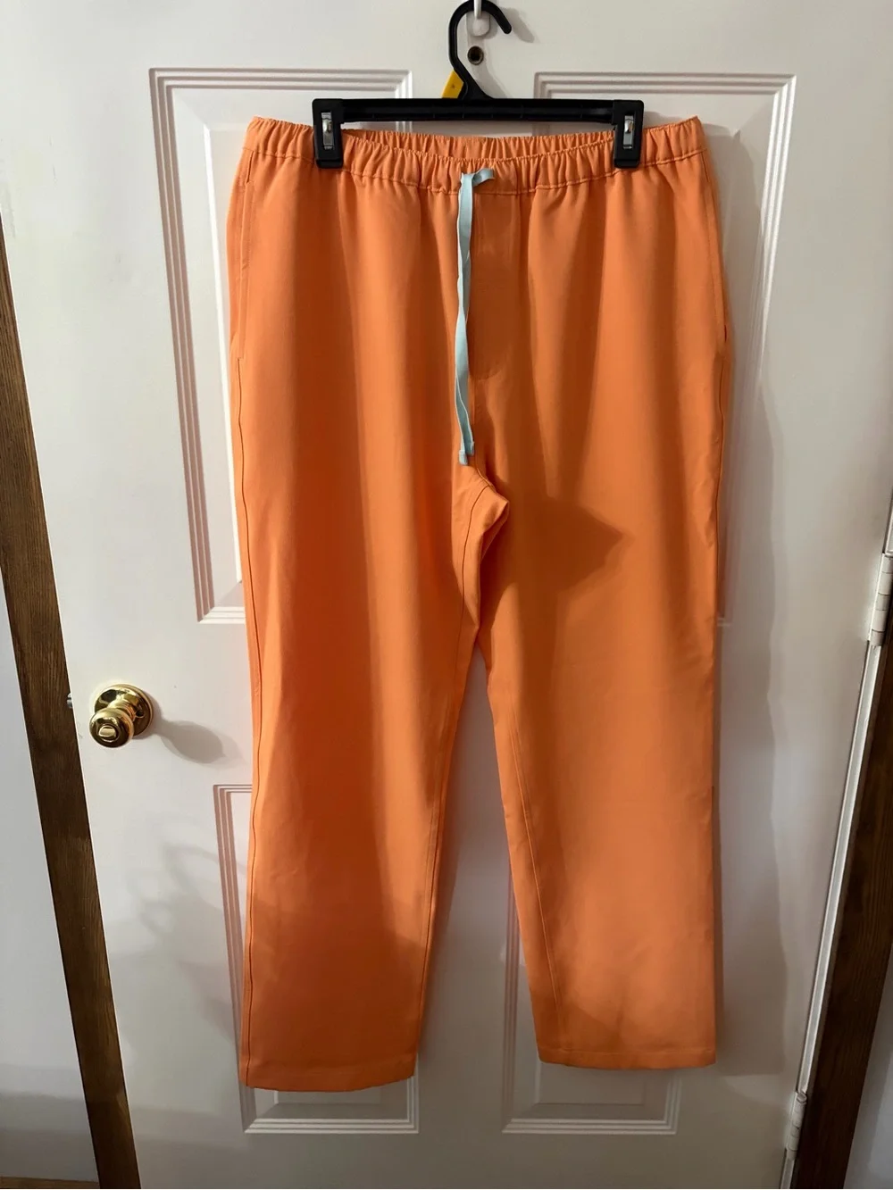 Figs Men's Bright Orange Drawstring Scrub Joggers