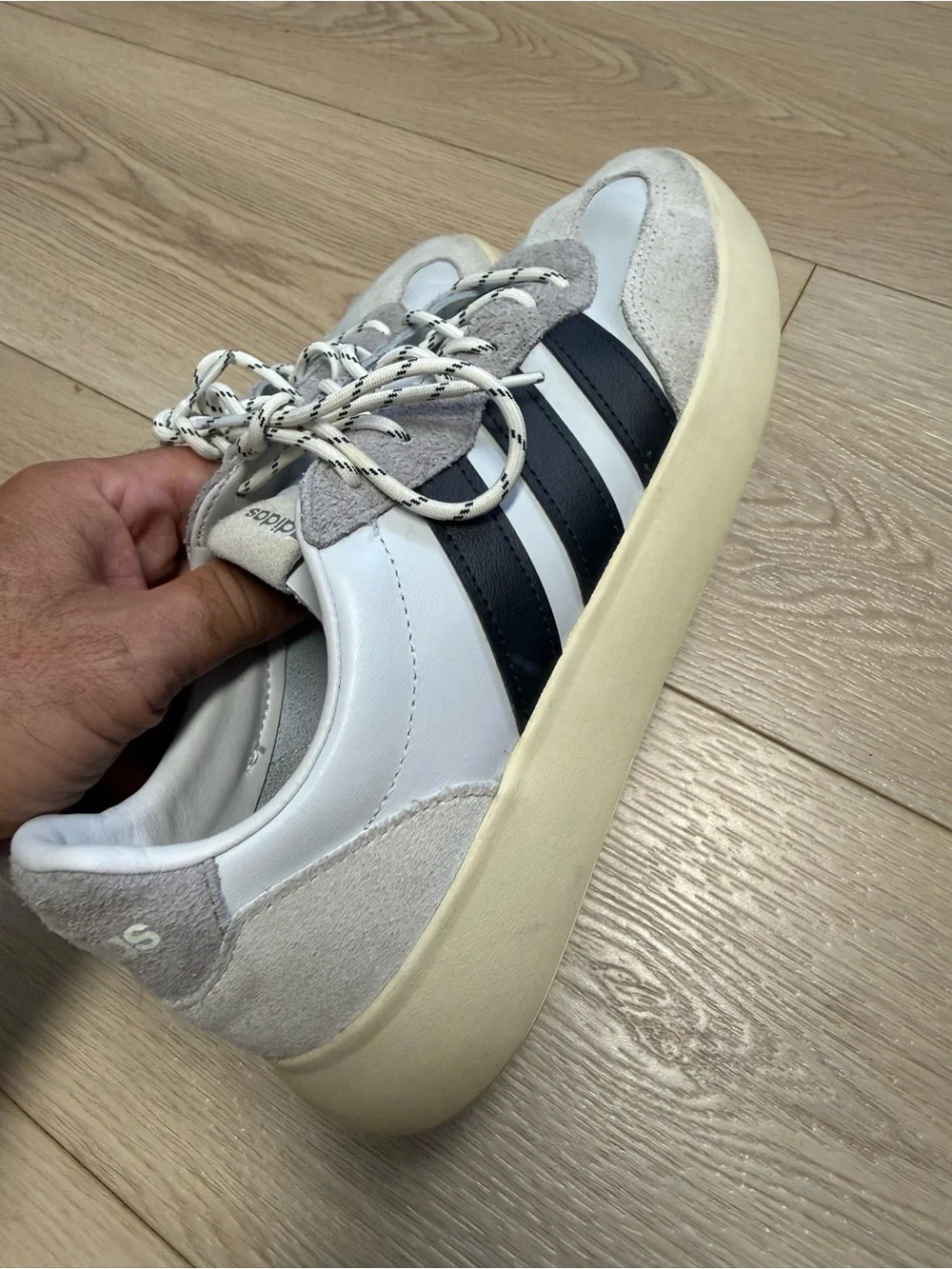Adidas Barreda Decode sneakers in Grey One/Core Black/Alumina color Size 10