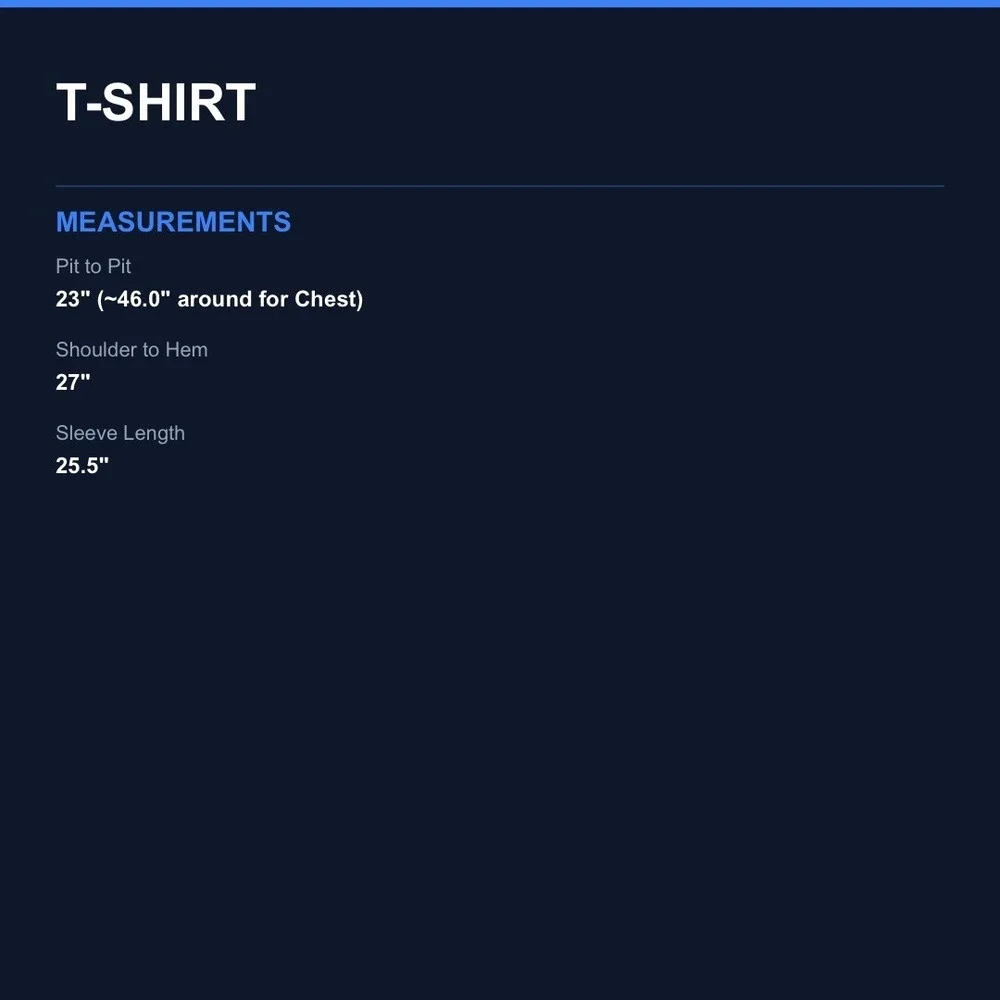 Banana Republic measurements pit