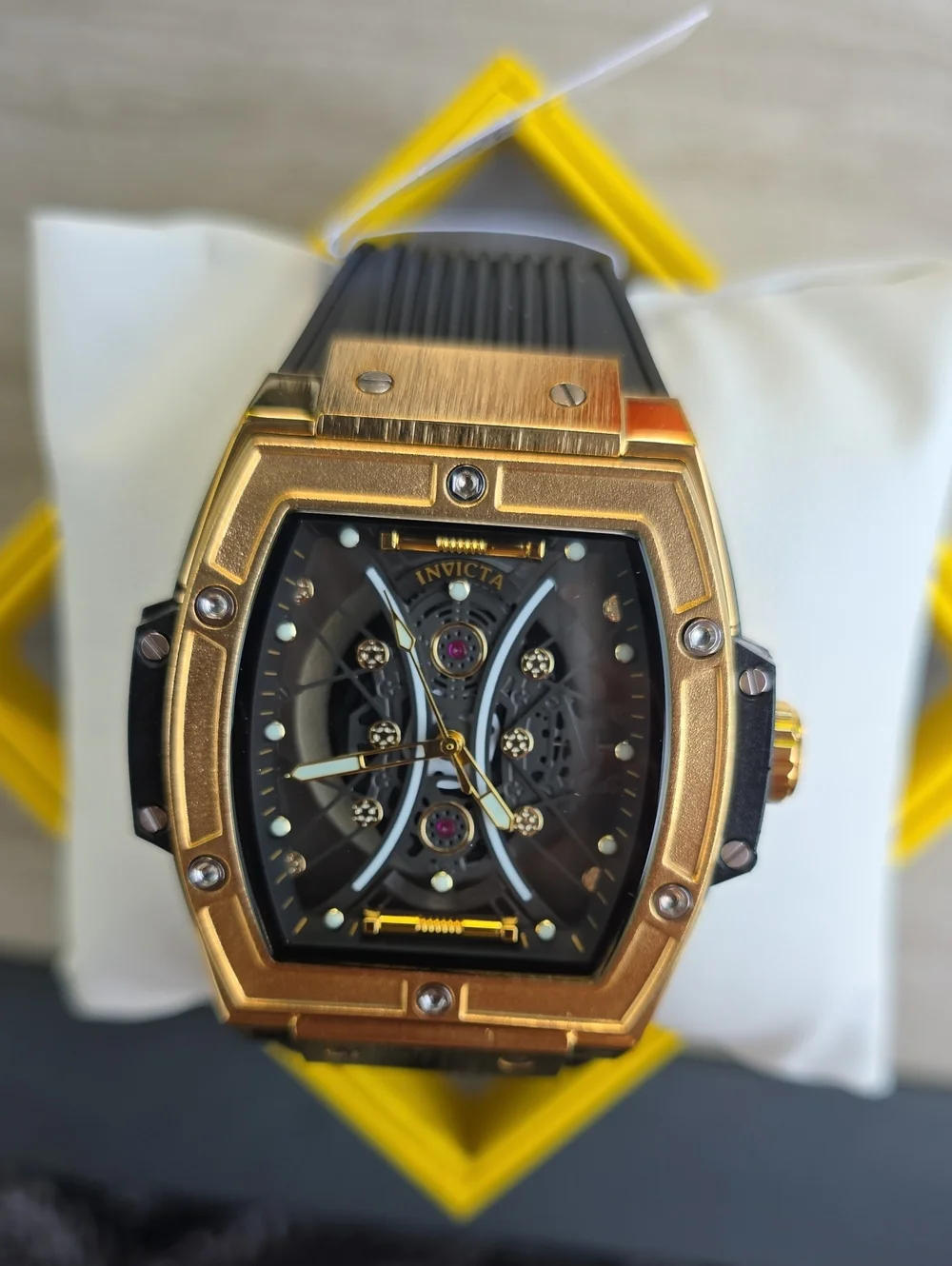 475.  Invicta S1 Rally I (Model 69845) Black And Gold