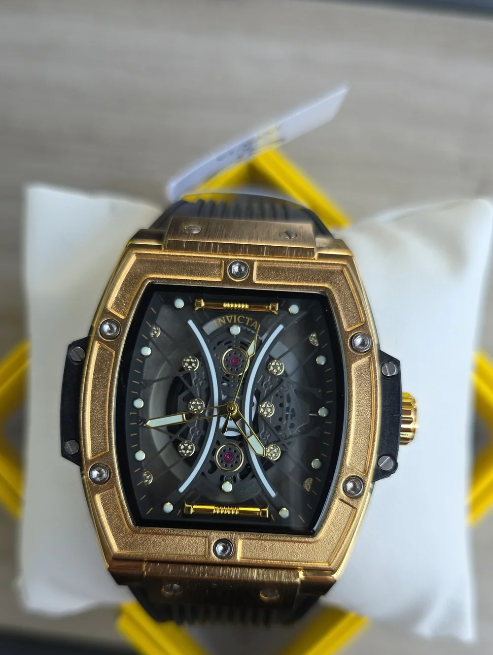 475.  Invicta S1 Rally I (Model 69845) Black And Gold