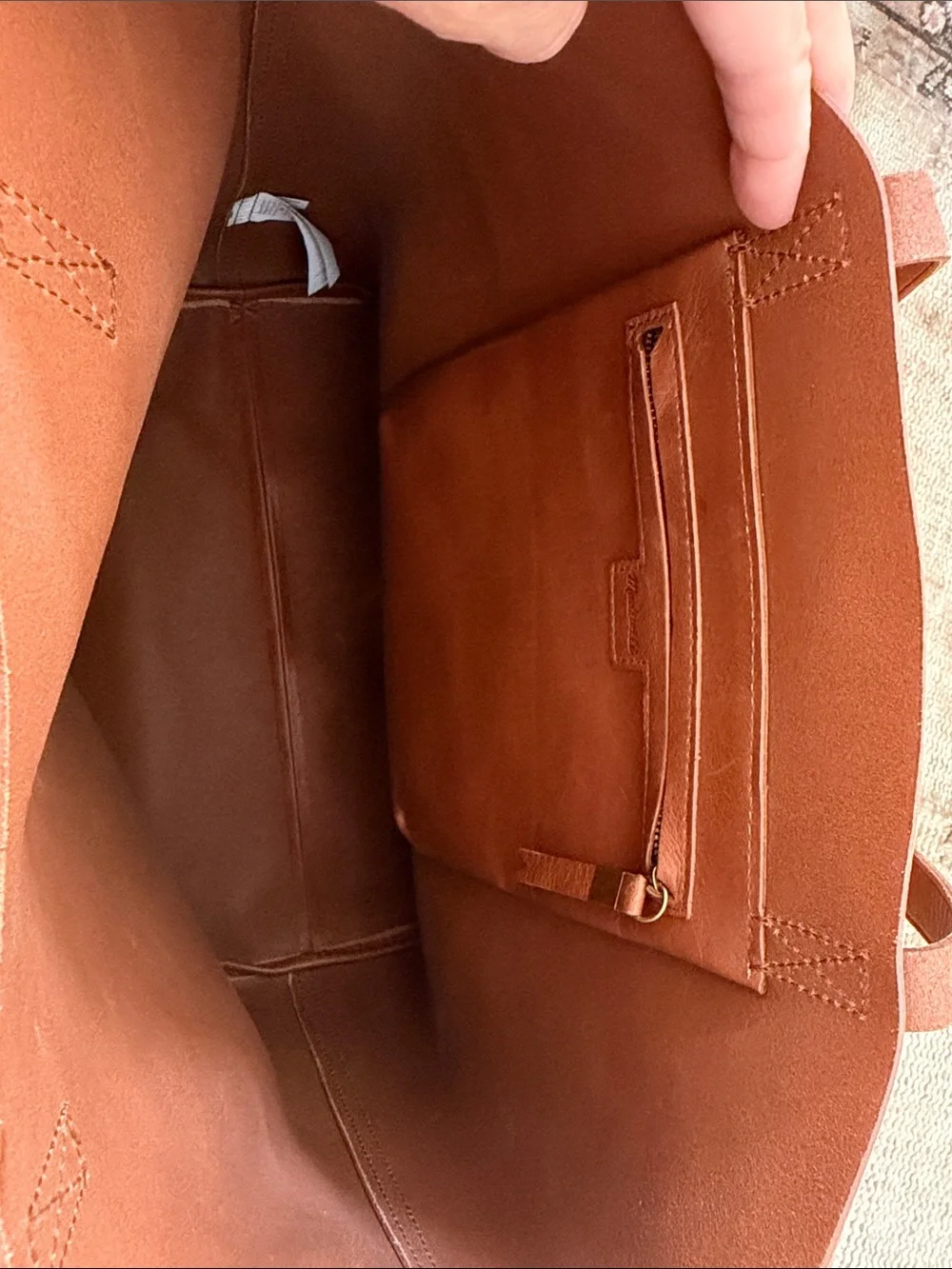 Madewell smooth cognac