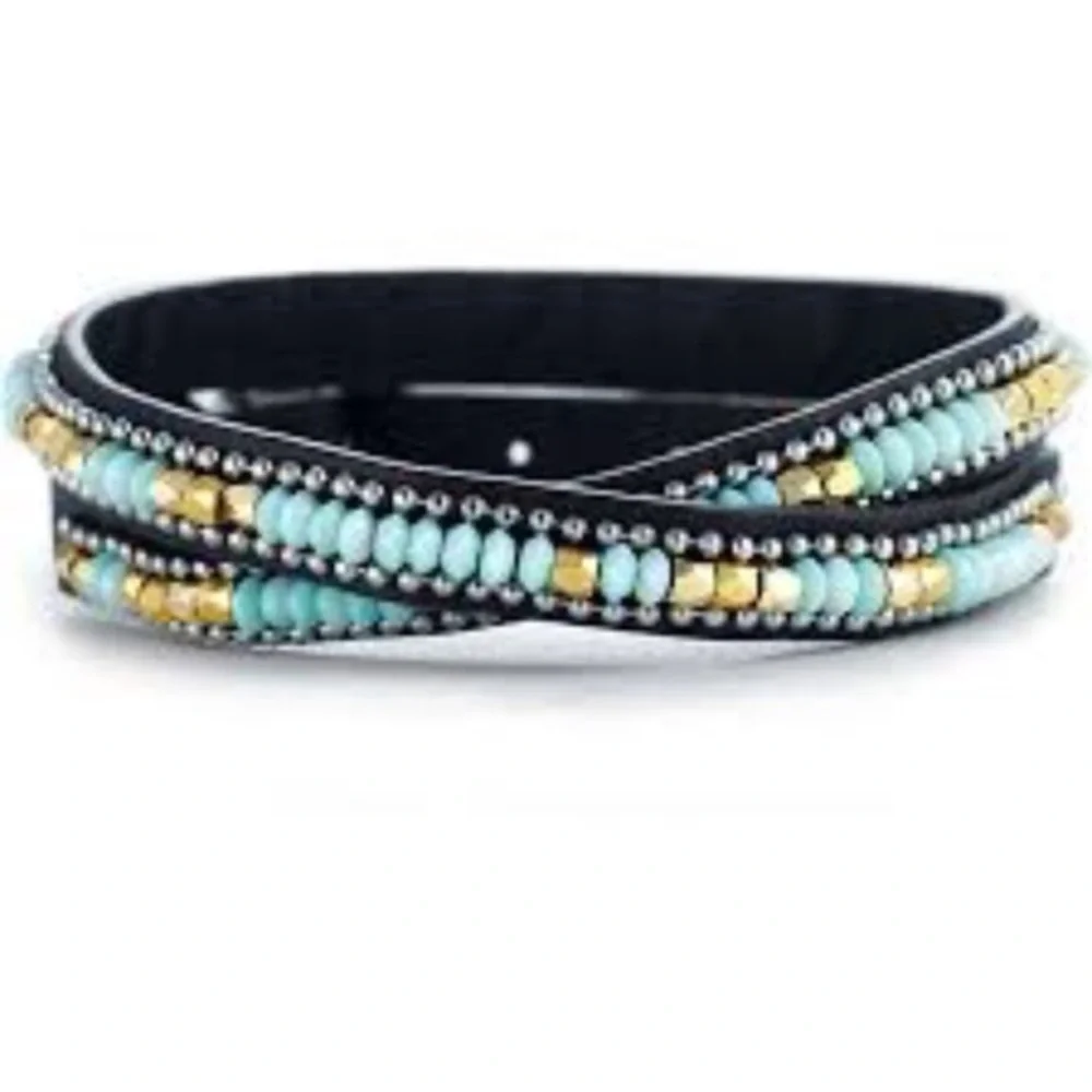 Stella & Dot brown leather