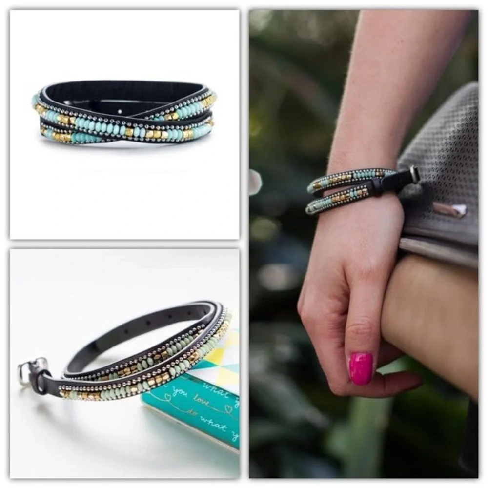 Stella & Dot brown leather