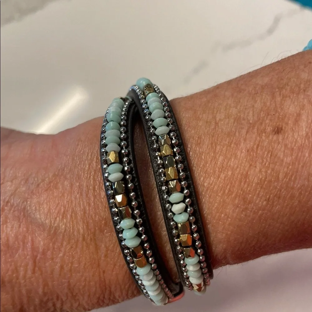 Stella & Dot brown leather