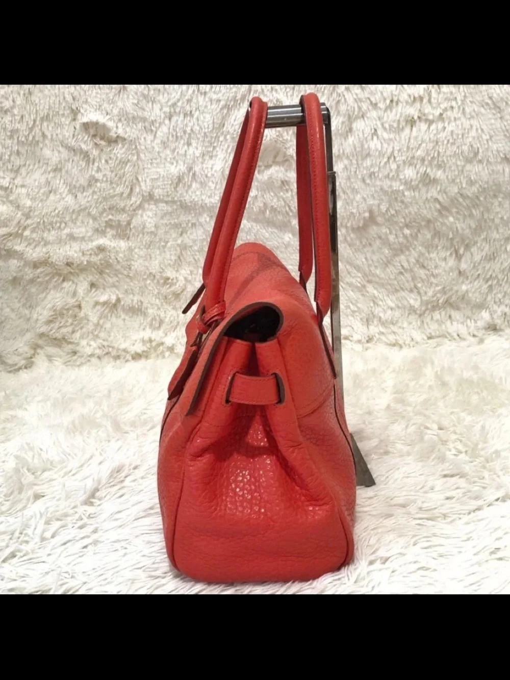 Mulberry red textured