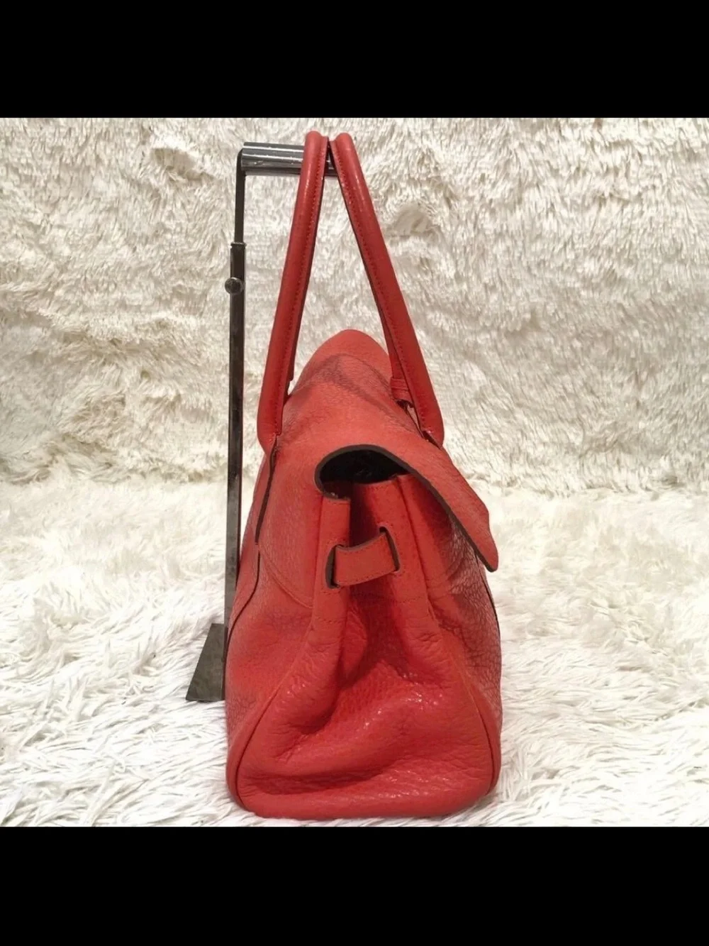 Mulberry red textured