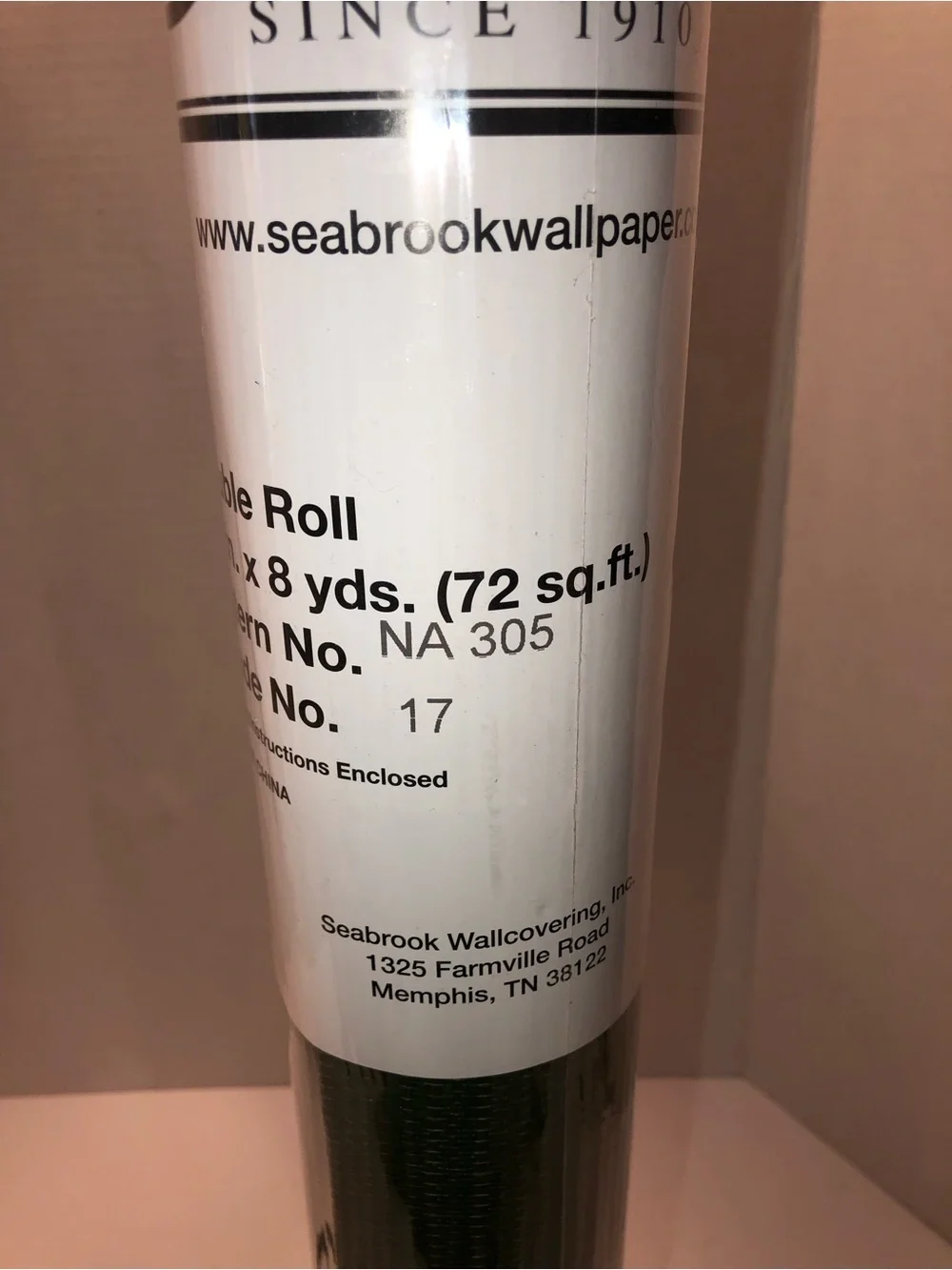New Anthropologie x Seabrook NA305 Jute Green Grasscloth Wallpaper