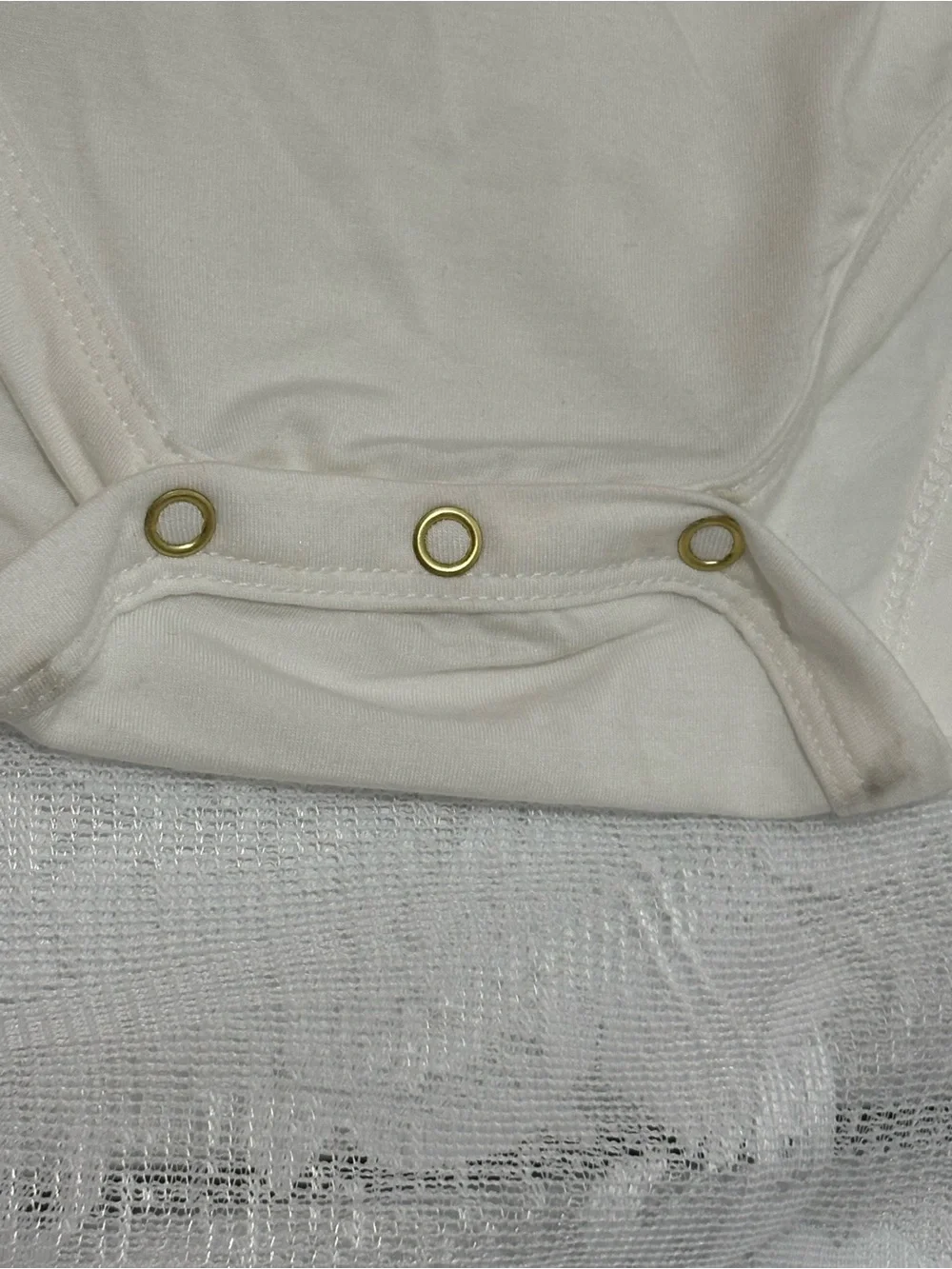 NWT Proudly Baby Bodysuit 12M Ivory Elephant Butterfly JCPenney