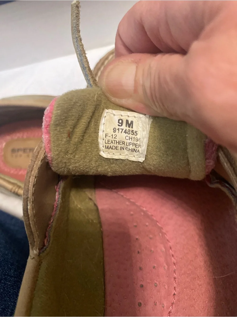 Sperry bluefish linen