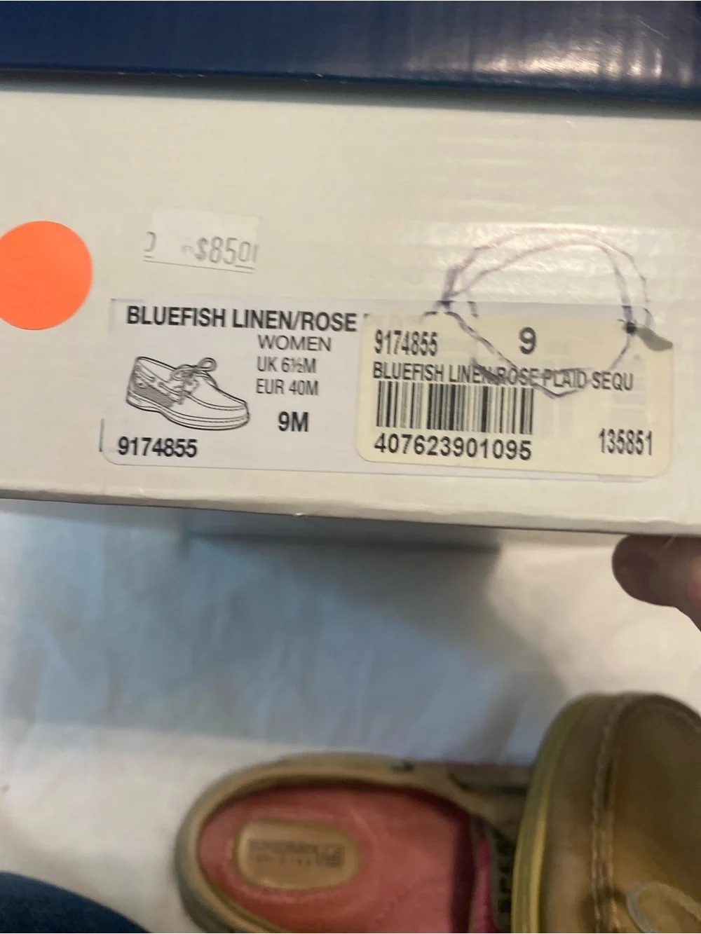 Sperry bluefish linen
