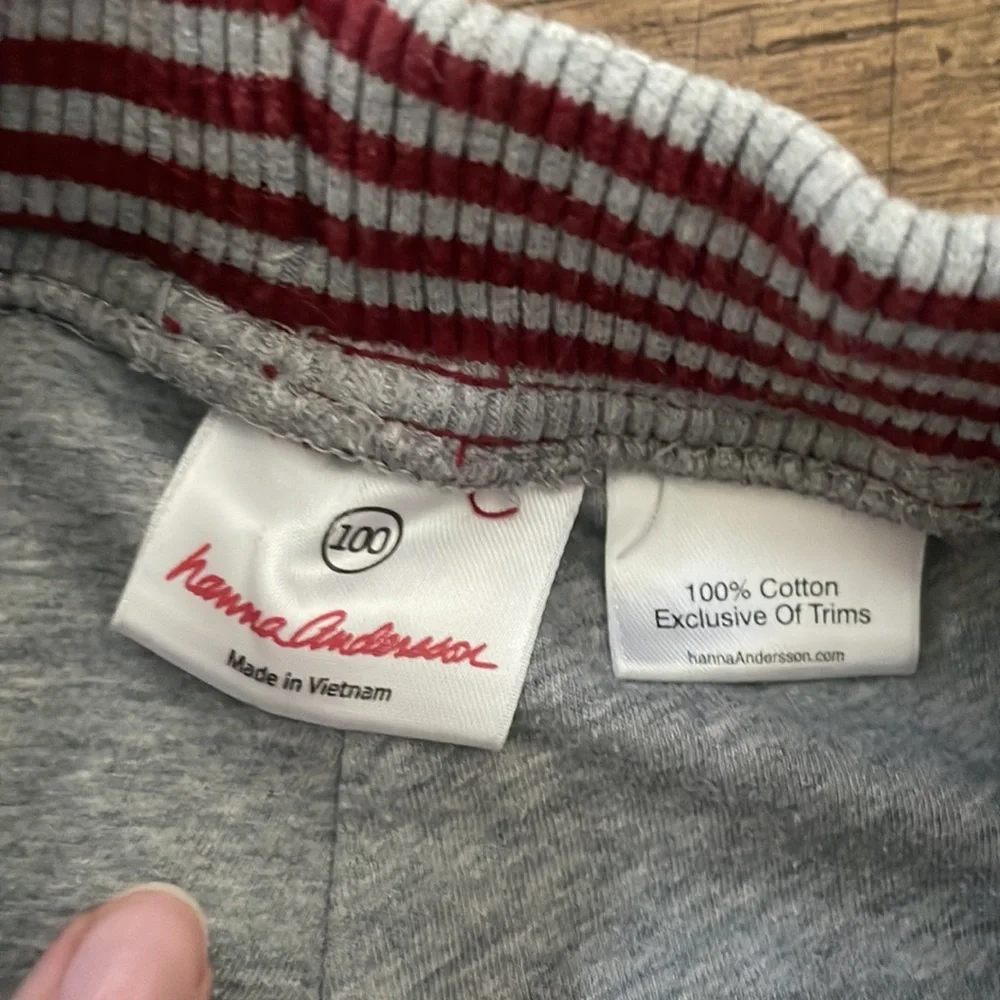 Red cargo pants boys Hanna Andersson