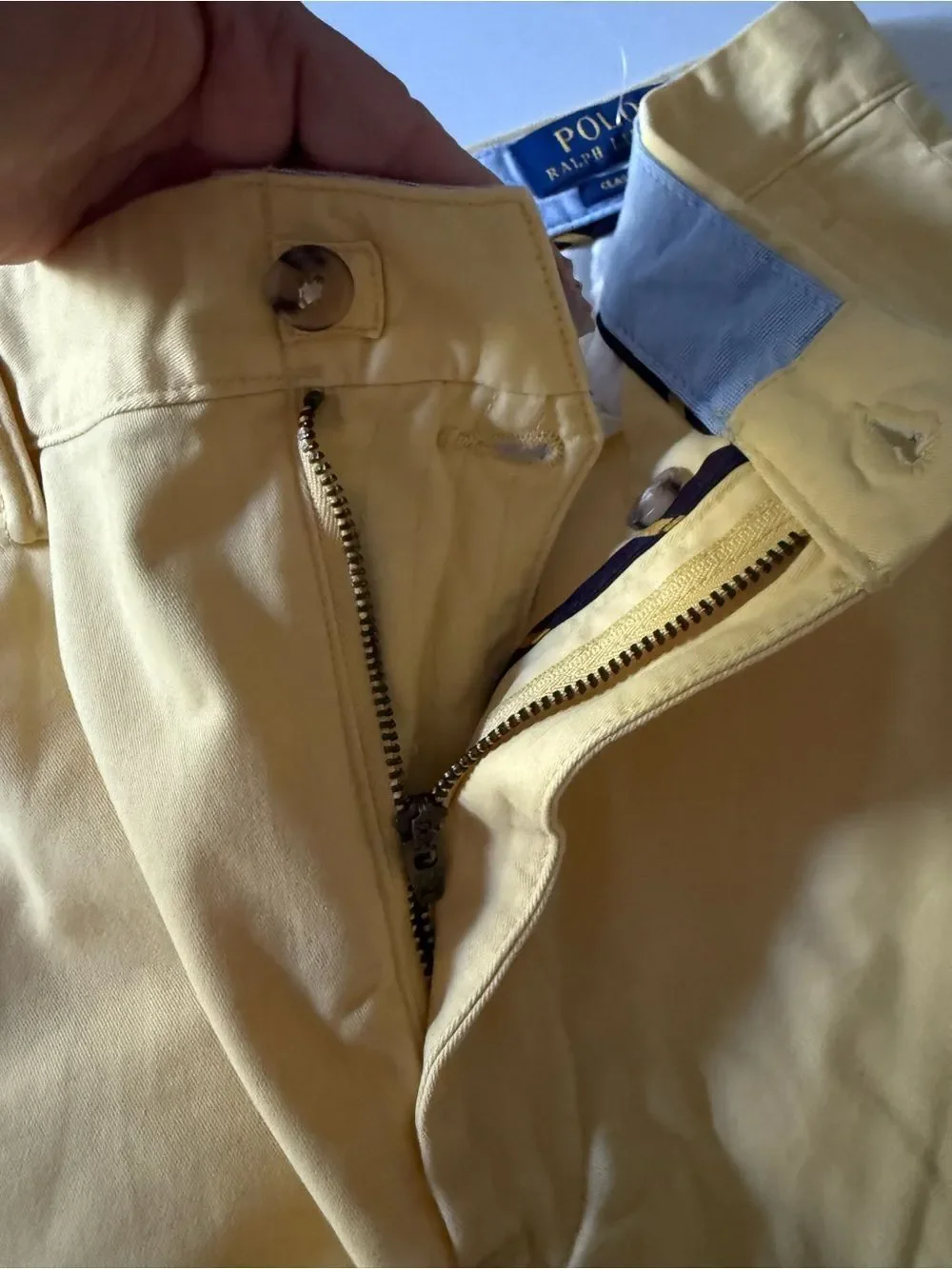 Polo Ralph Lauren Classic Fit 9” Chino Shorts Yellow 32 NWOT