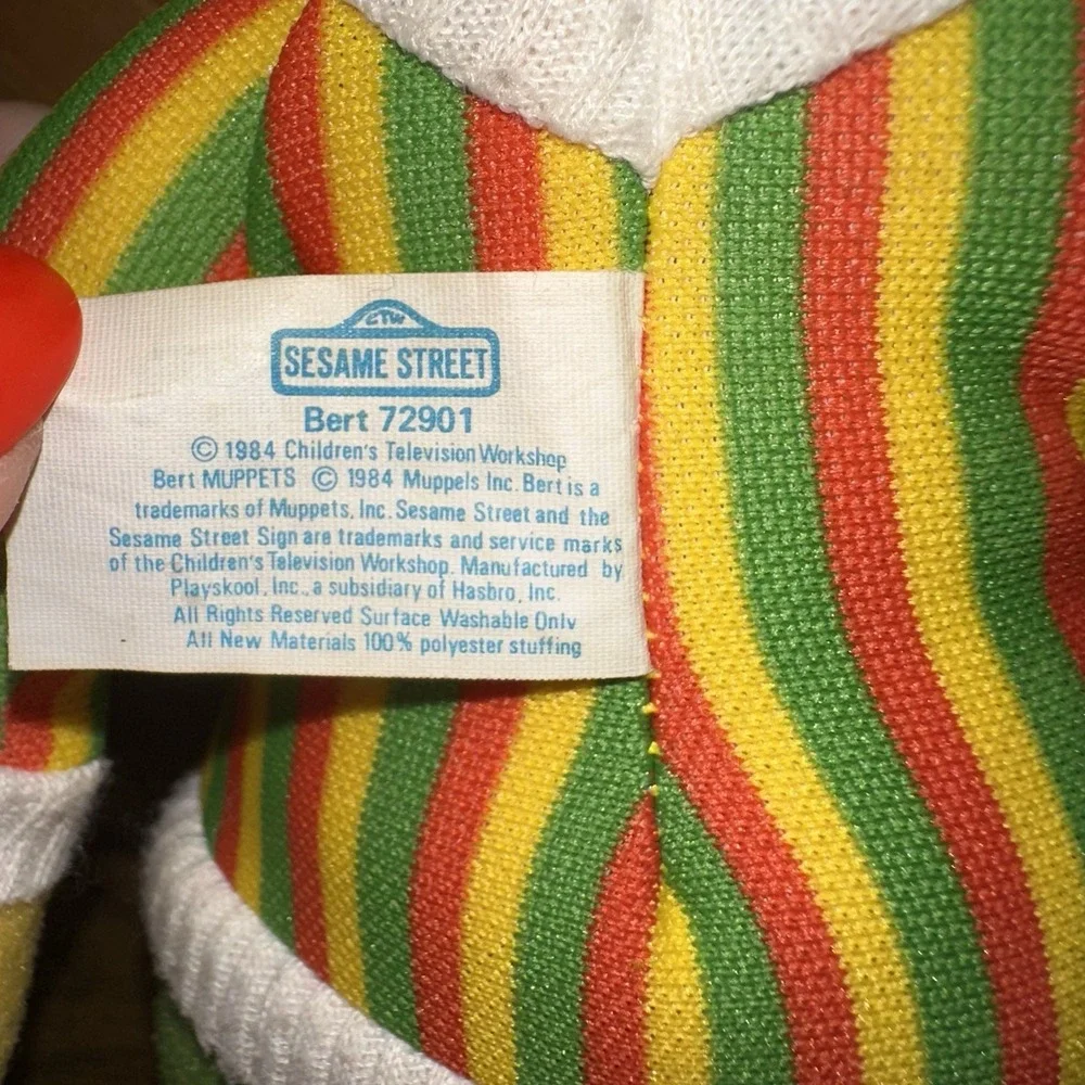 Vintage 1984 Playskool Sesame Street Bert 72901 | 12