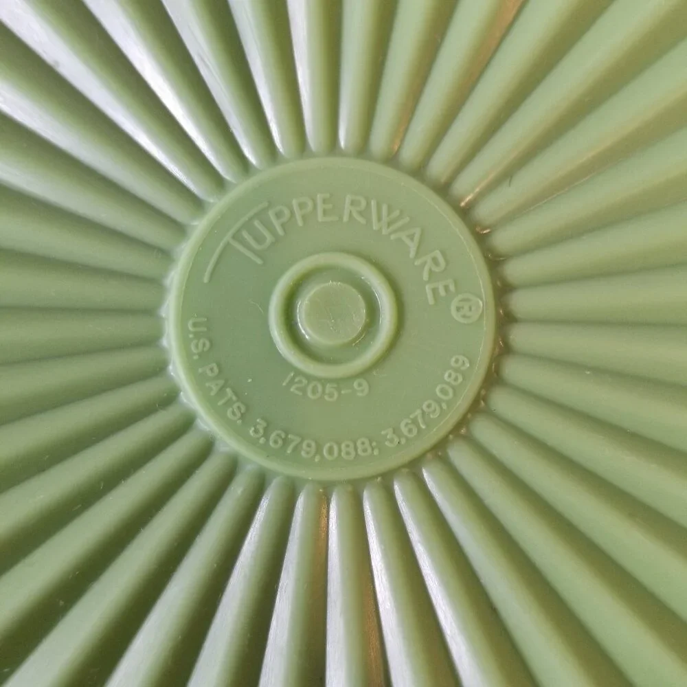 Tupperware bright green