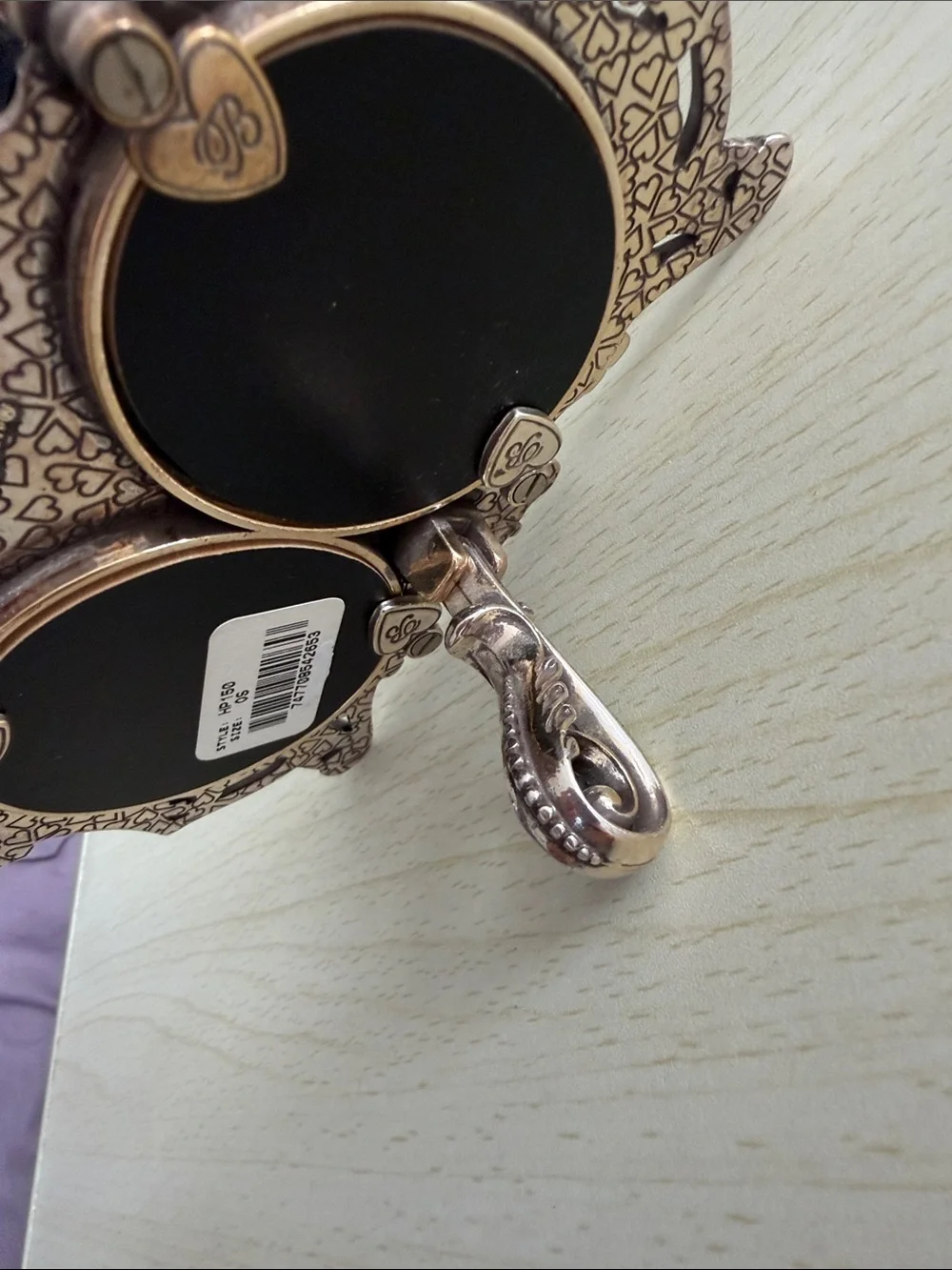 Brighton Ornate Double Photo Frame - Silver Finish