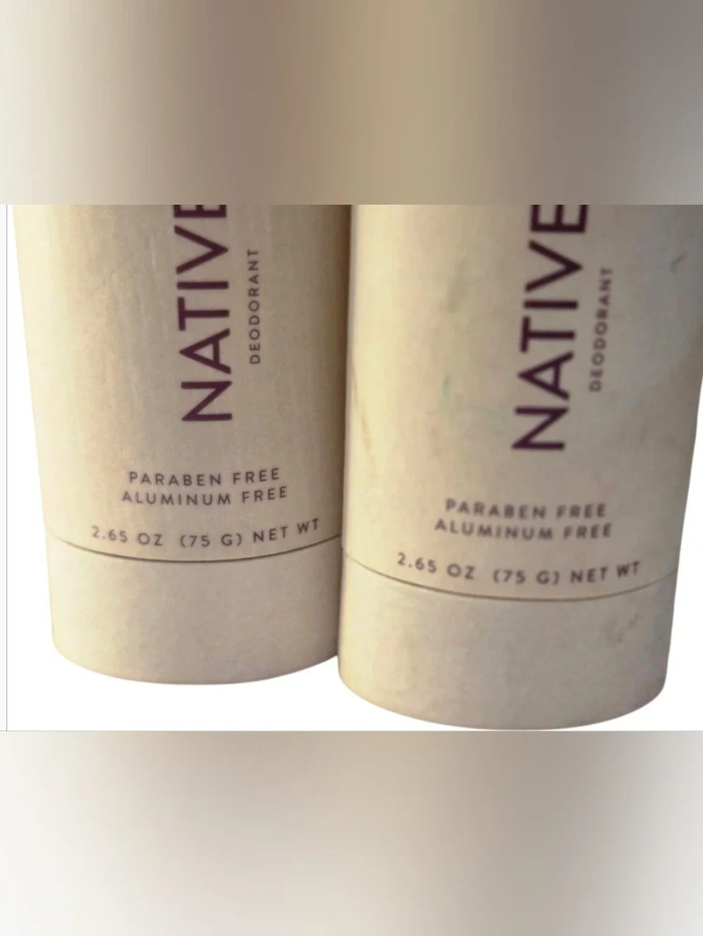 Native plastic free