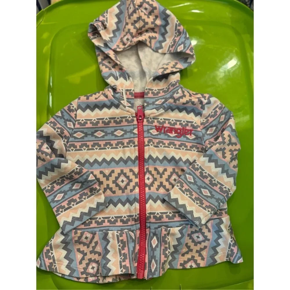 Wrangler Girls 18 months western pastel print