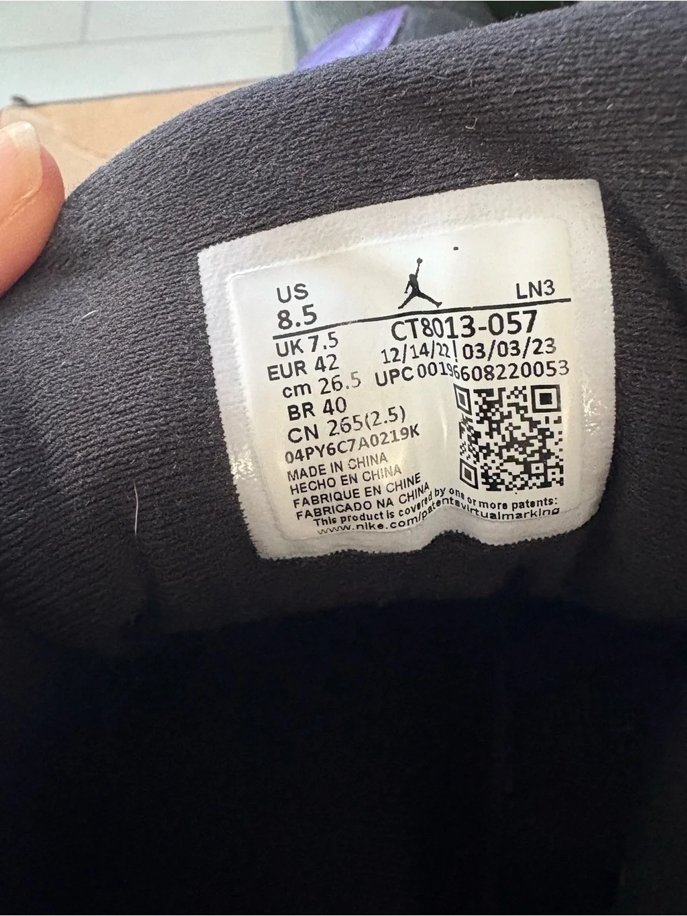 Jordan retro silhouette