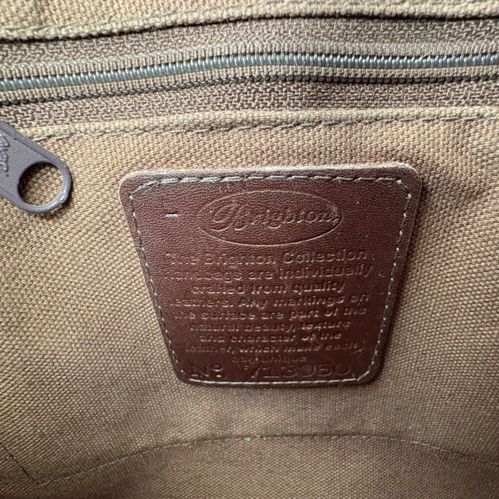 Brighton Brown Woven Leather Handbag
