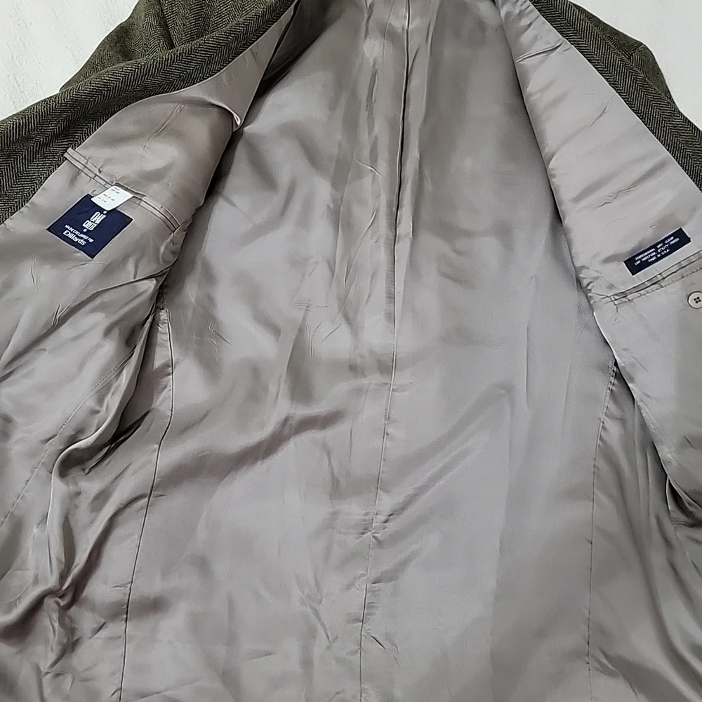 Oak Creek for Dillard's Olive Green Blazer 100% Wool Size 44L XL USA Made