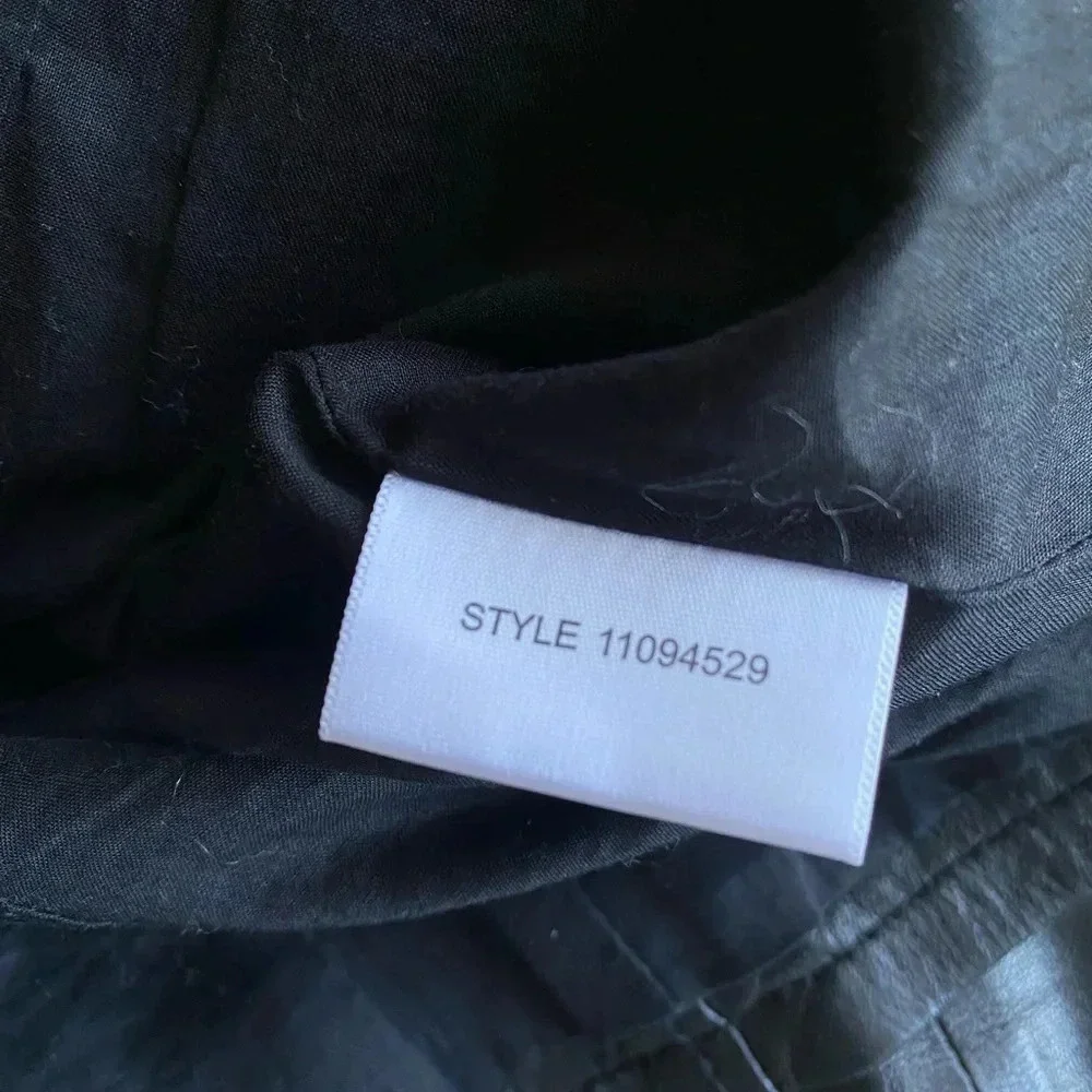 Tory Burch Leather Jacket Women’s Moto Biker Black Zip Up
