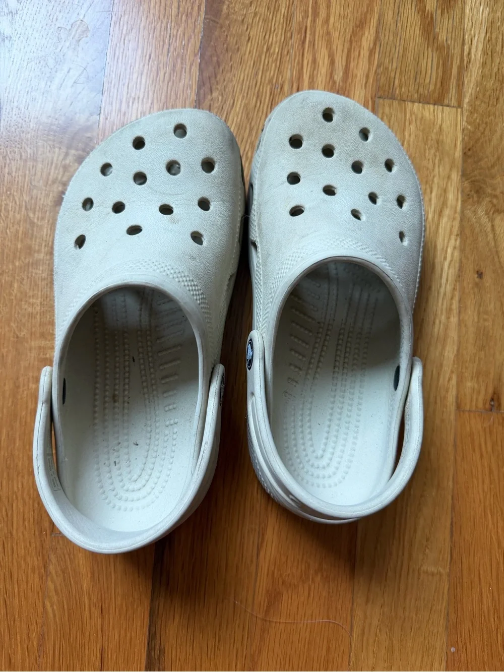 CROCS Kids Classic Clogs in Cream