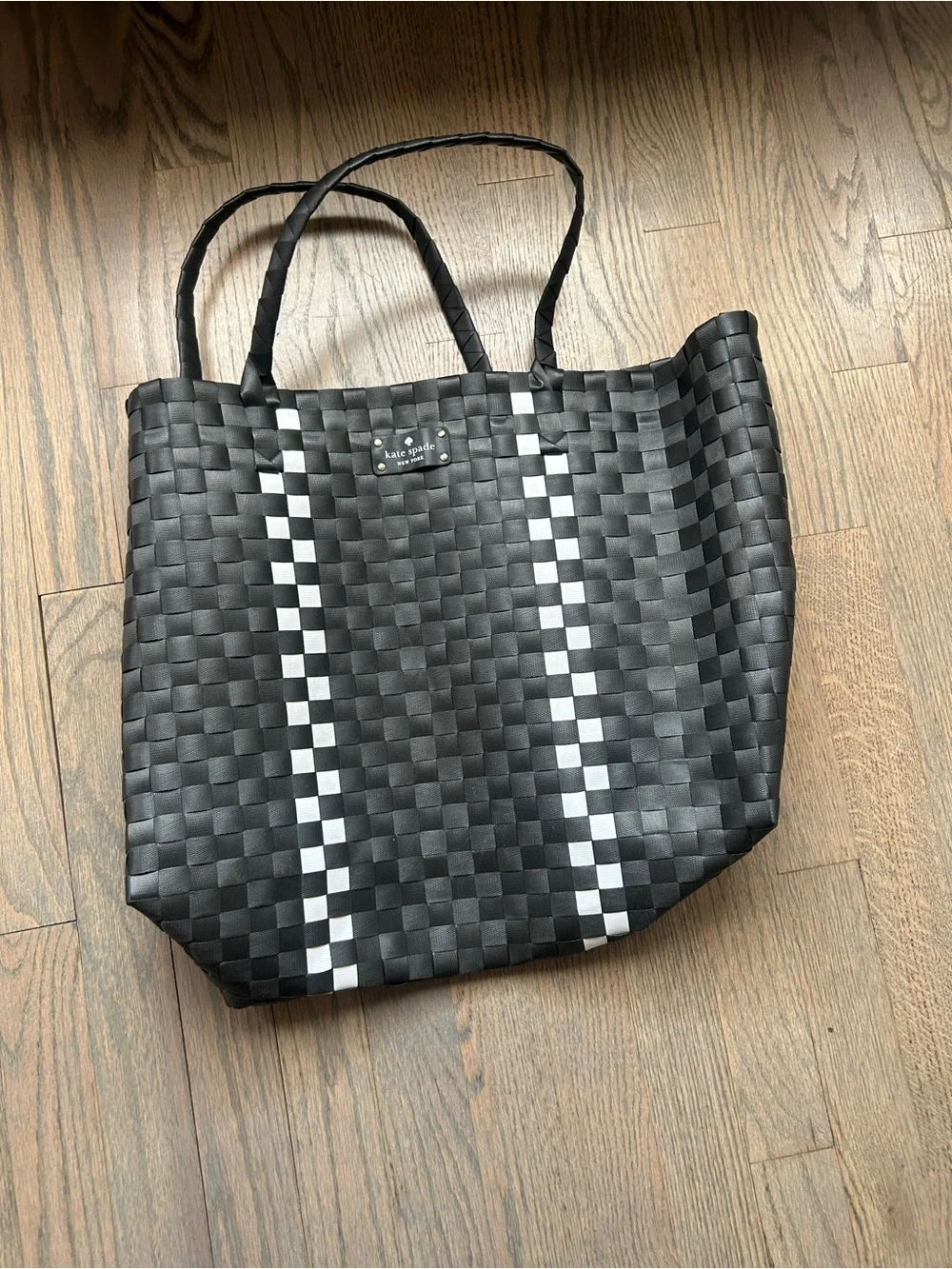KATE SPADE BASKET WEAVE TOTE