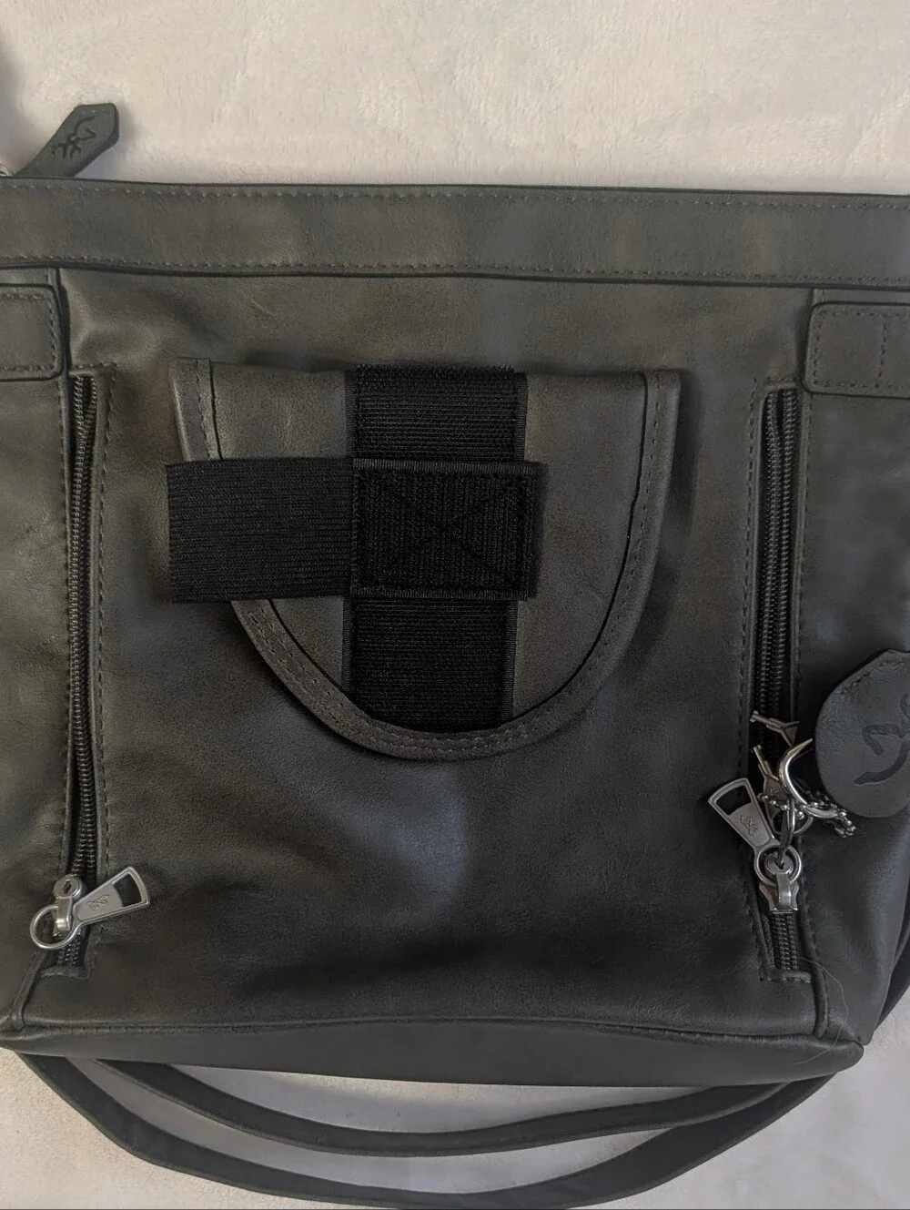 Browning Catrina Concealed Carry Crossbody Bag - Charcoal Gray (Like New)
