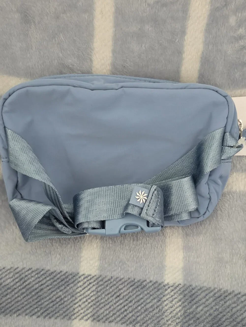 Athleta, All About Crossbody Belt Bag Color, Coastal Blue, NWT