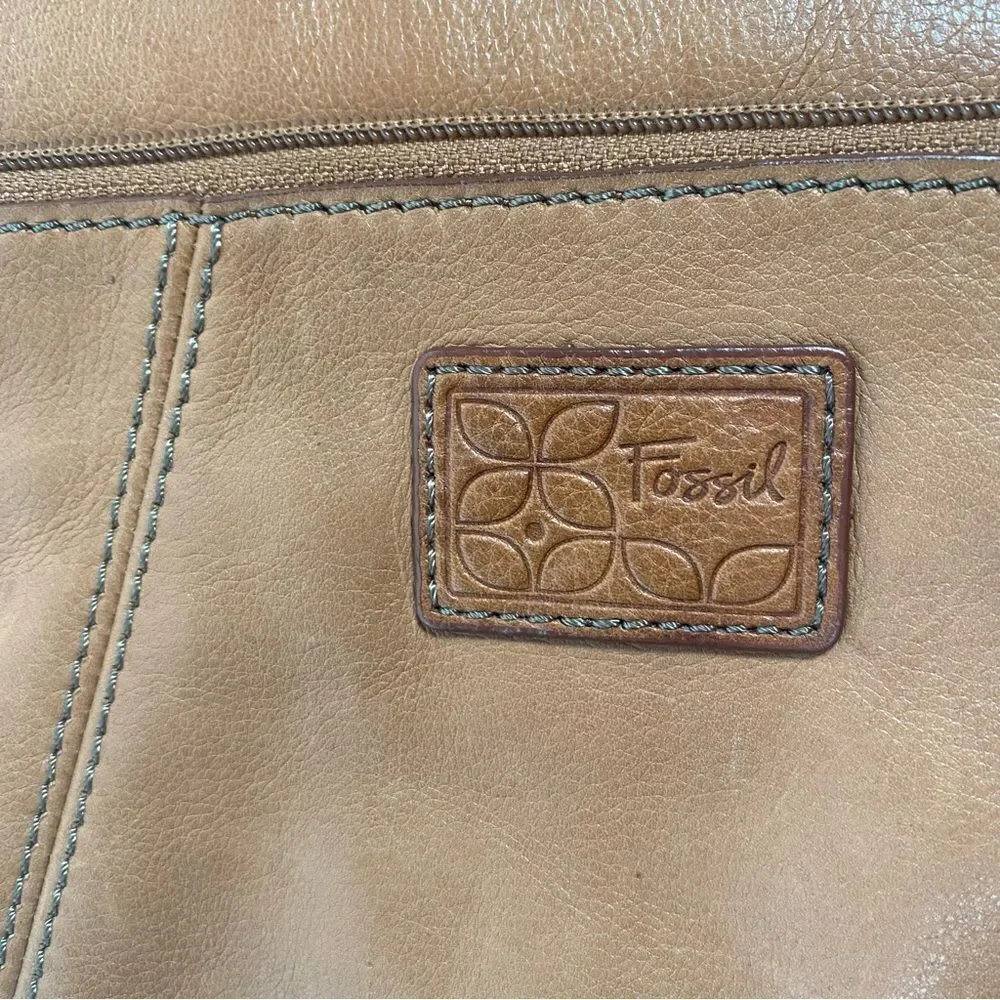 Fossil brown leather