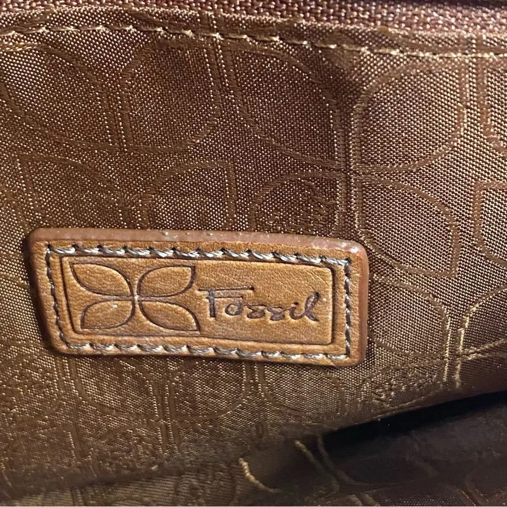 Fossil brown leather