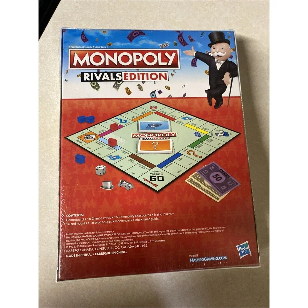 Hasbro monopoly rivals